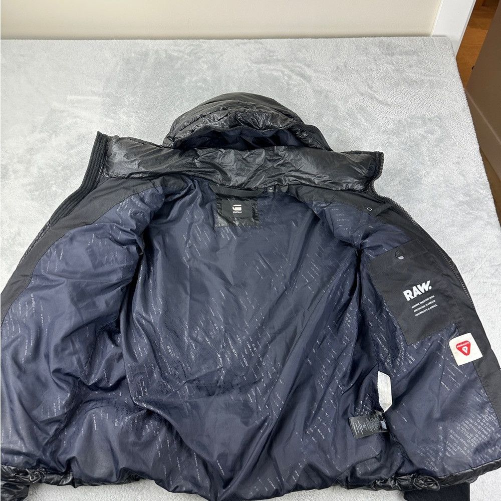 G-Star G-STAR RAW Whistler Hooded Quilted Jacket Black Men’s Size Size US M / EU 48-50 / 2 - 6 Thumbnail
