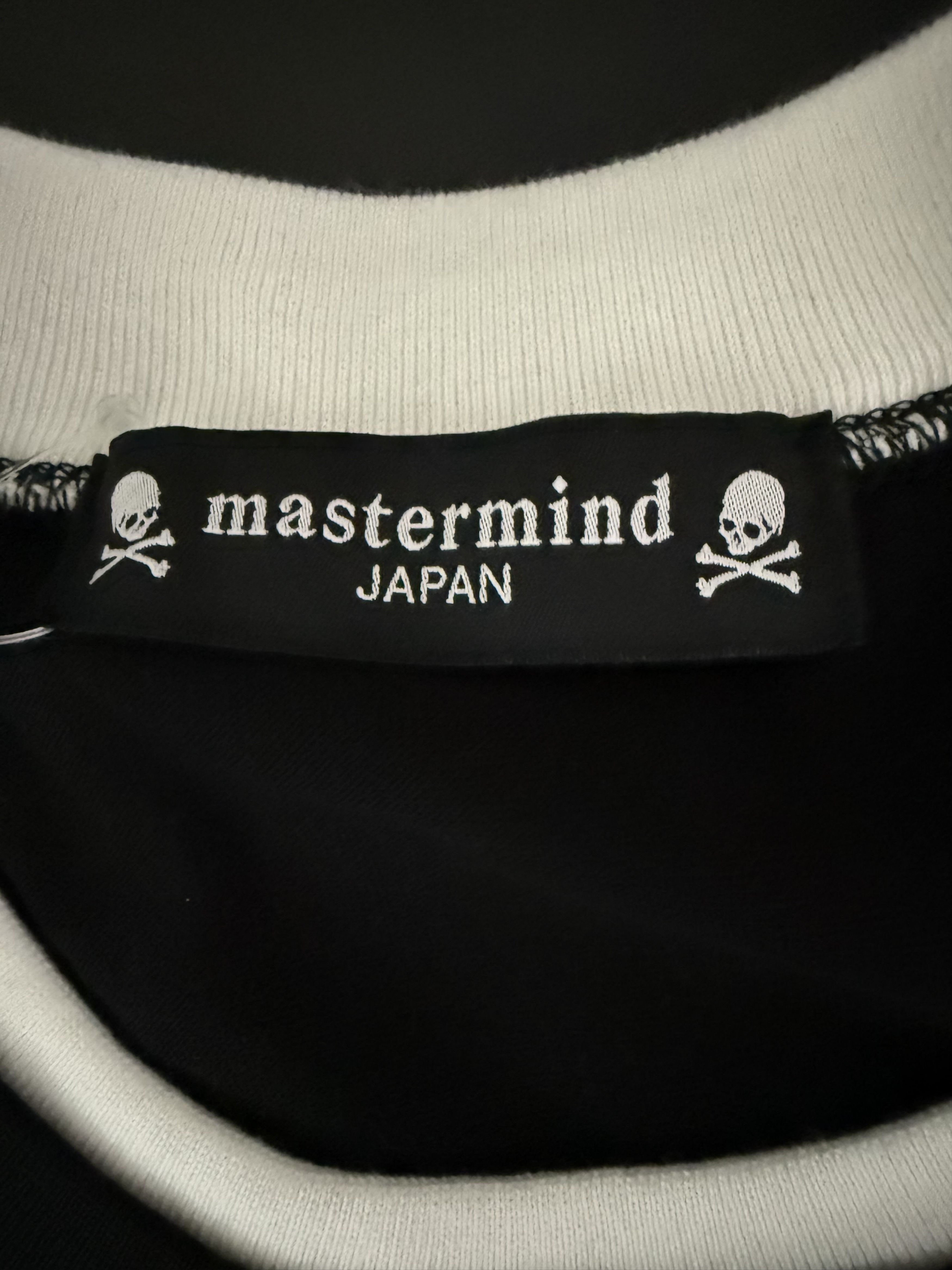 Mastermind World Black and White Boxy Layered Long Sleeve T-Shirt Size US L / EU 52-54 / 3 - 12 Thumbnail