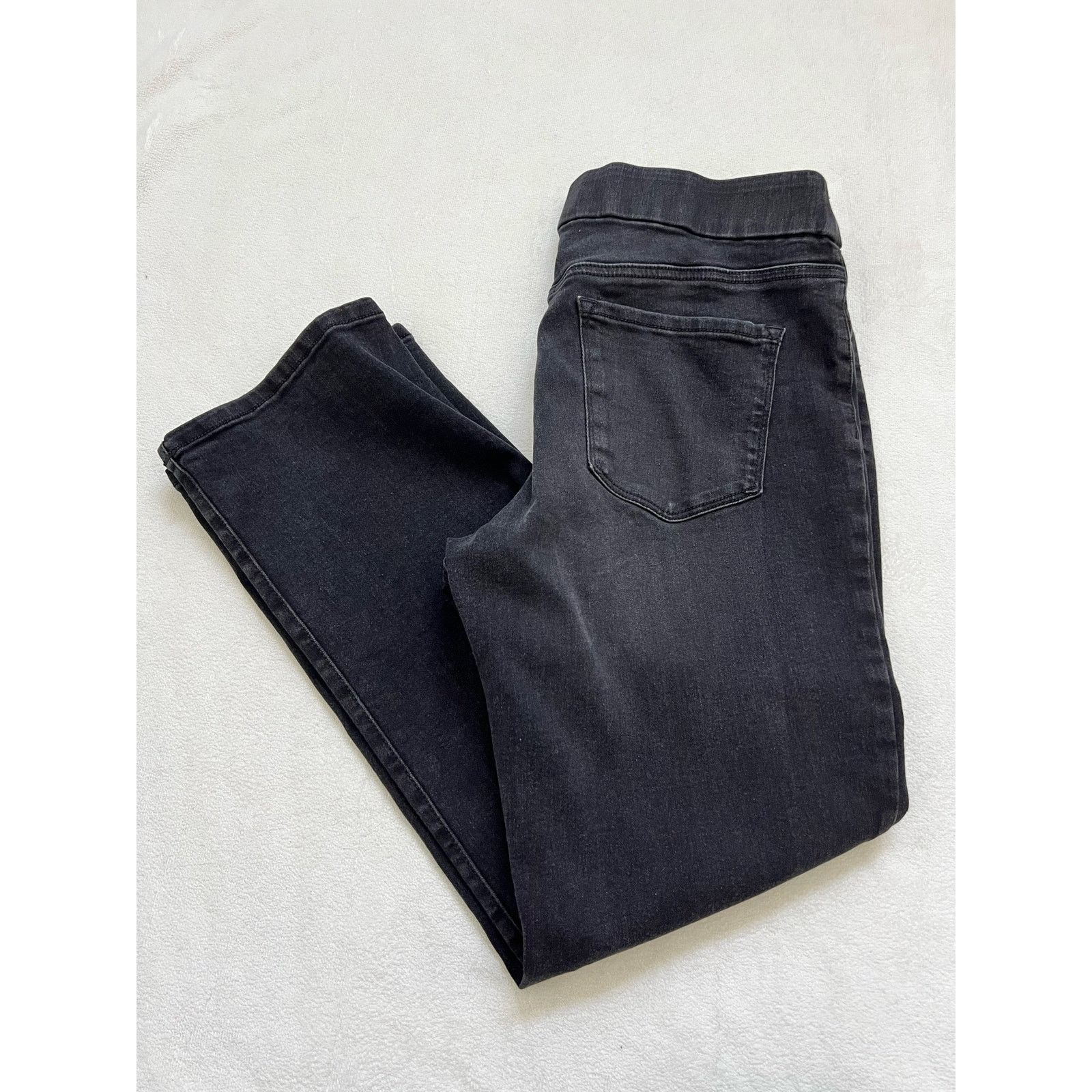 Nine West Nine West Heidi Pull On Straight Black Jeans Size 14 Size 36" / US 14 / IT 50 - 4 Thumbnail