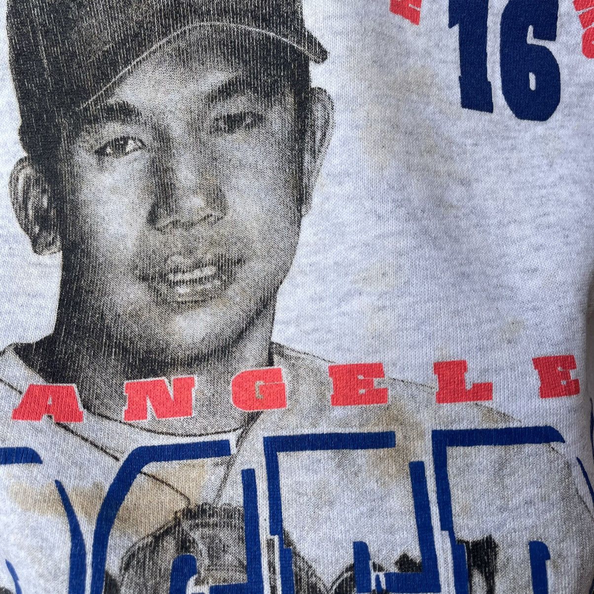 Nutmeg 🔥Vintage 1995 LA Dodgers Hideo Nomo Baseball Sweatshirts Size US XL / EU 56 / 4 - 15 Thumbnail