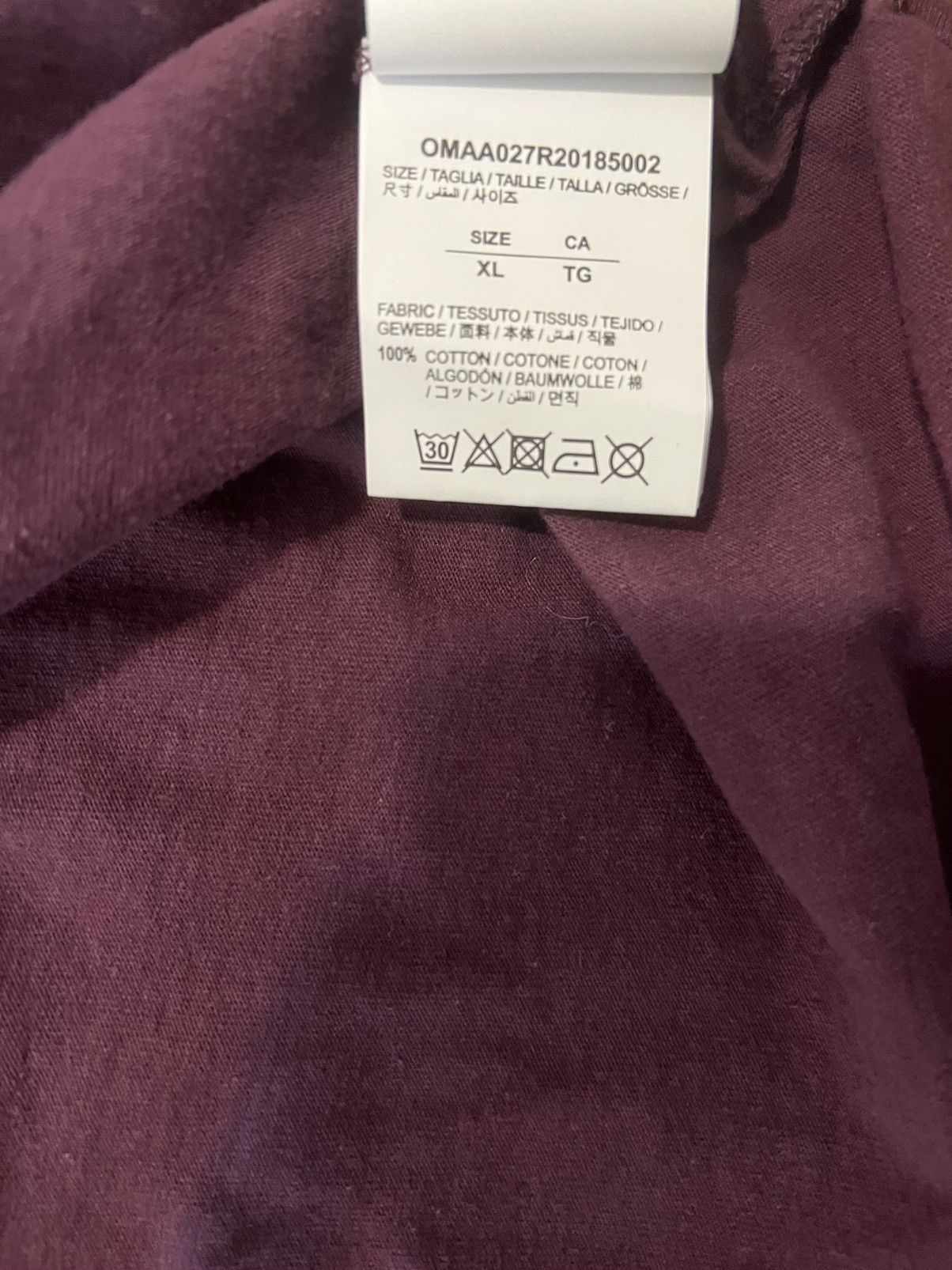 Off-White Off-White Tape T-Shirt Size US XL / EU 56 / 4 - 5 Thumbnail