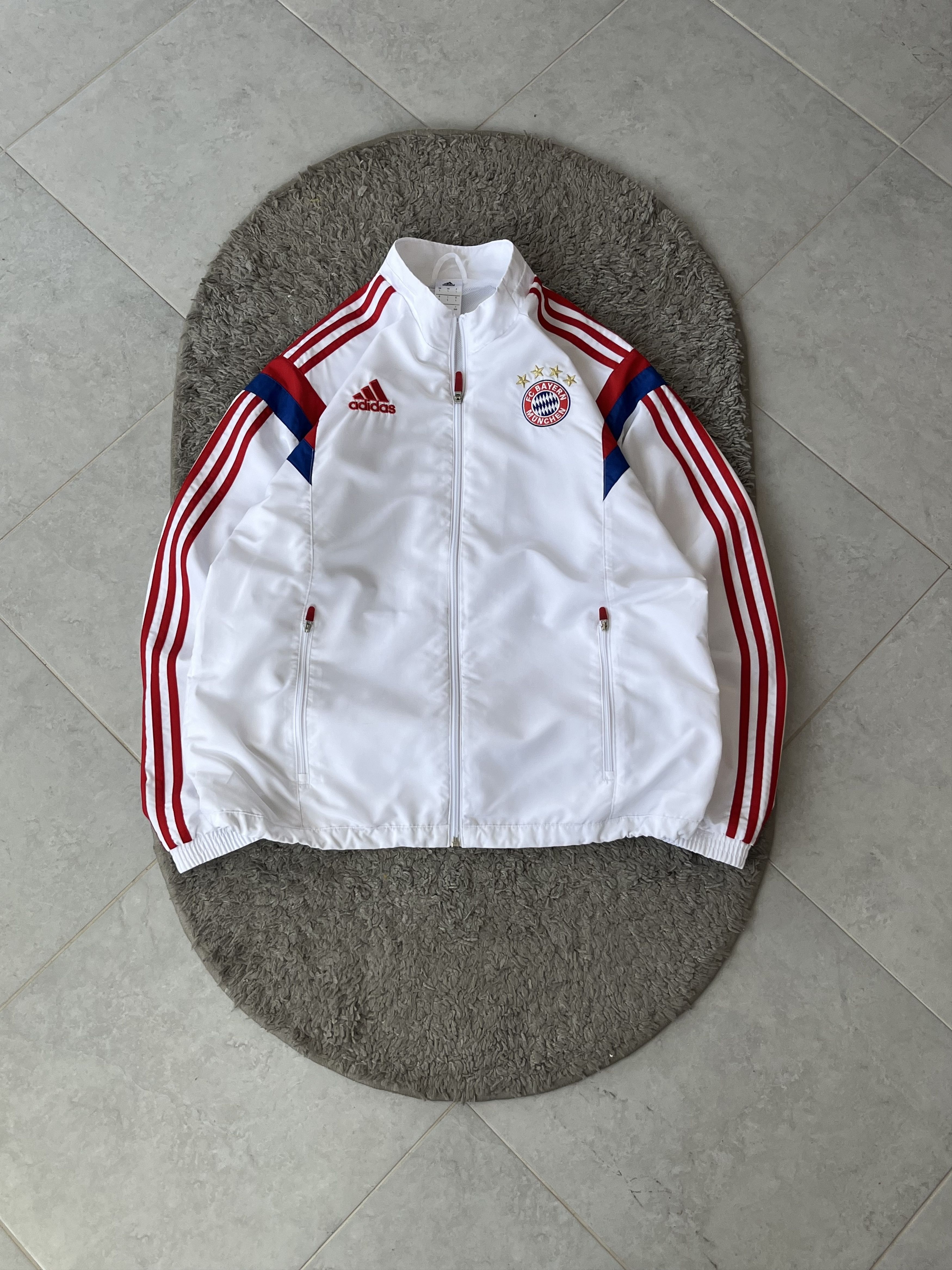 Adidas ADIDAS FC BAYERN MUNCHEN Vintage Nylon Jersey Jacket Y2K Size US L / EU 52-54 / 3 - 1 Thumbnail