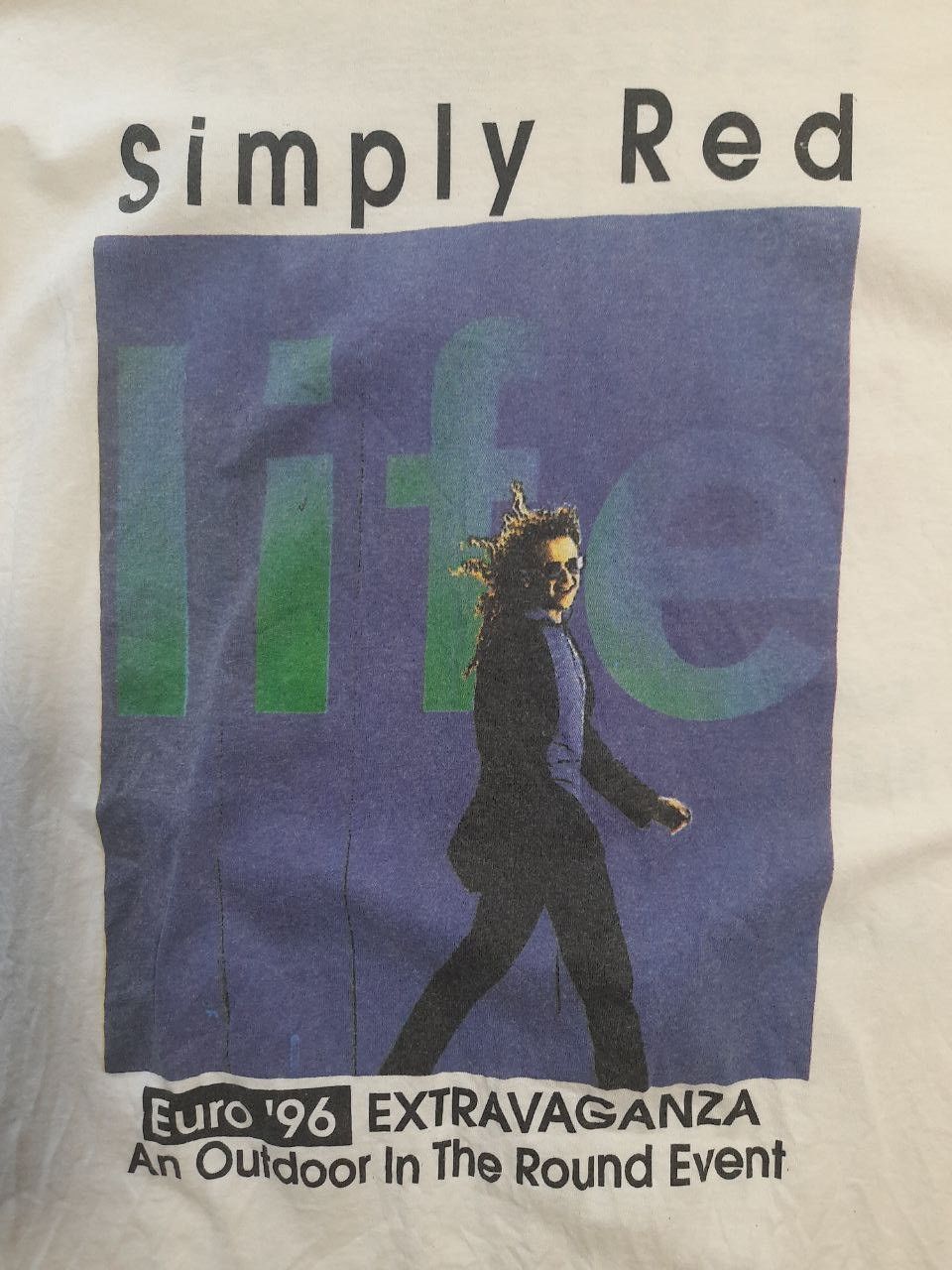 Band Tees × Vintage Simply Red Euro'96 Extravaganza T-Shirt 1996 Size US M / EU 48-50 / 2 - 3 Thumbnail