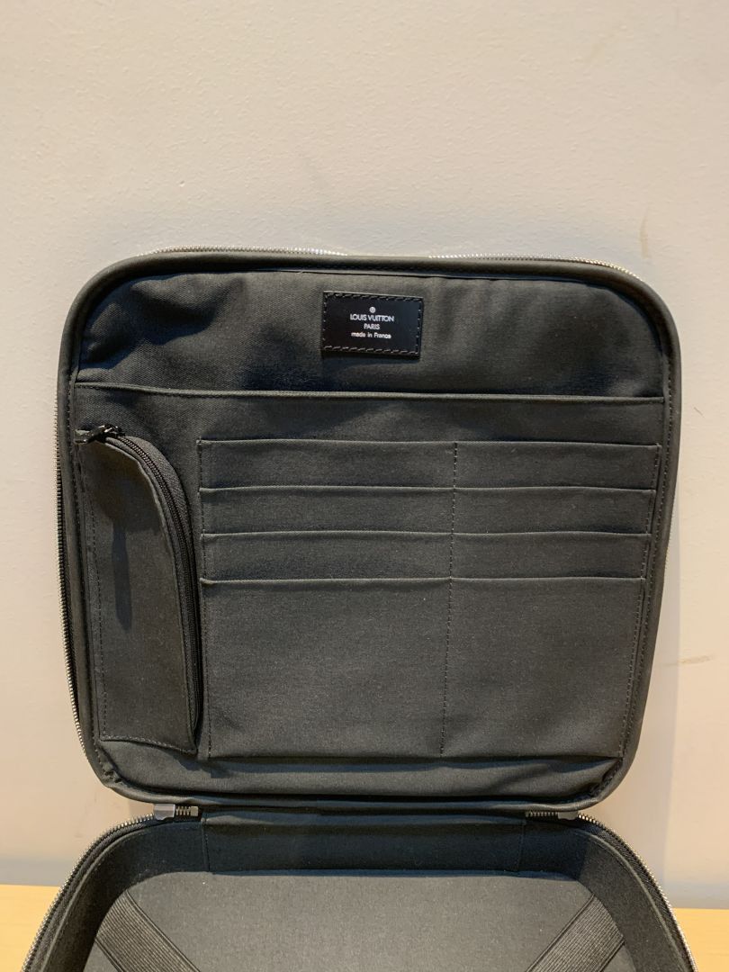 Louis Vuitton Louis Vuitton Vintage Black Leather Tura 2-Way Messenger Bag Size ONE SIZE - 10 Thumbnail