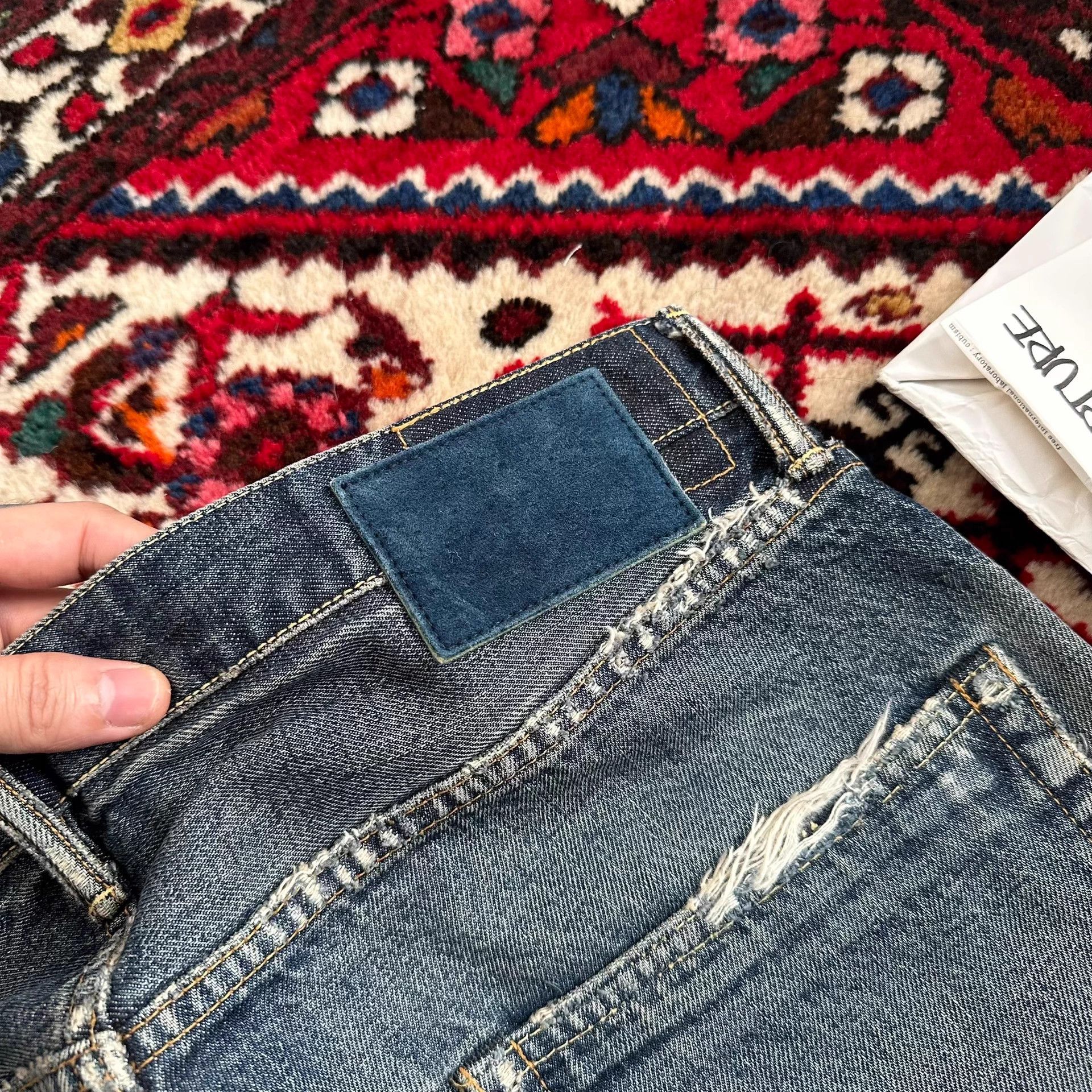 Visvim visvim 20aw 01.2d17 mud dyed wide jeans w34l30 Size US 34 / EU 50 - 6 Thumbnail
