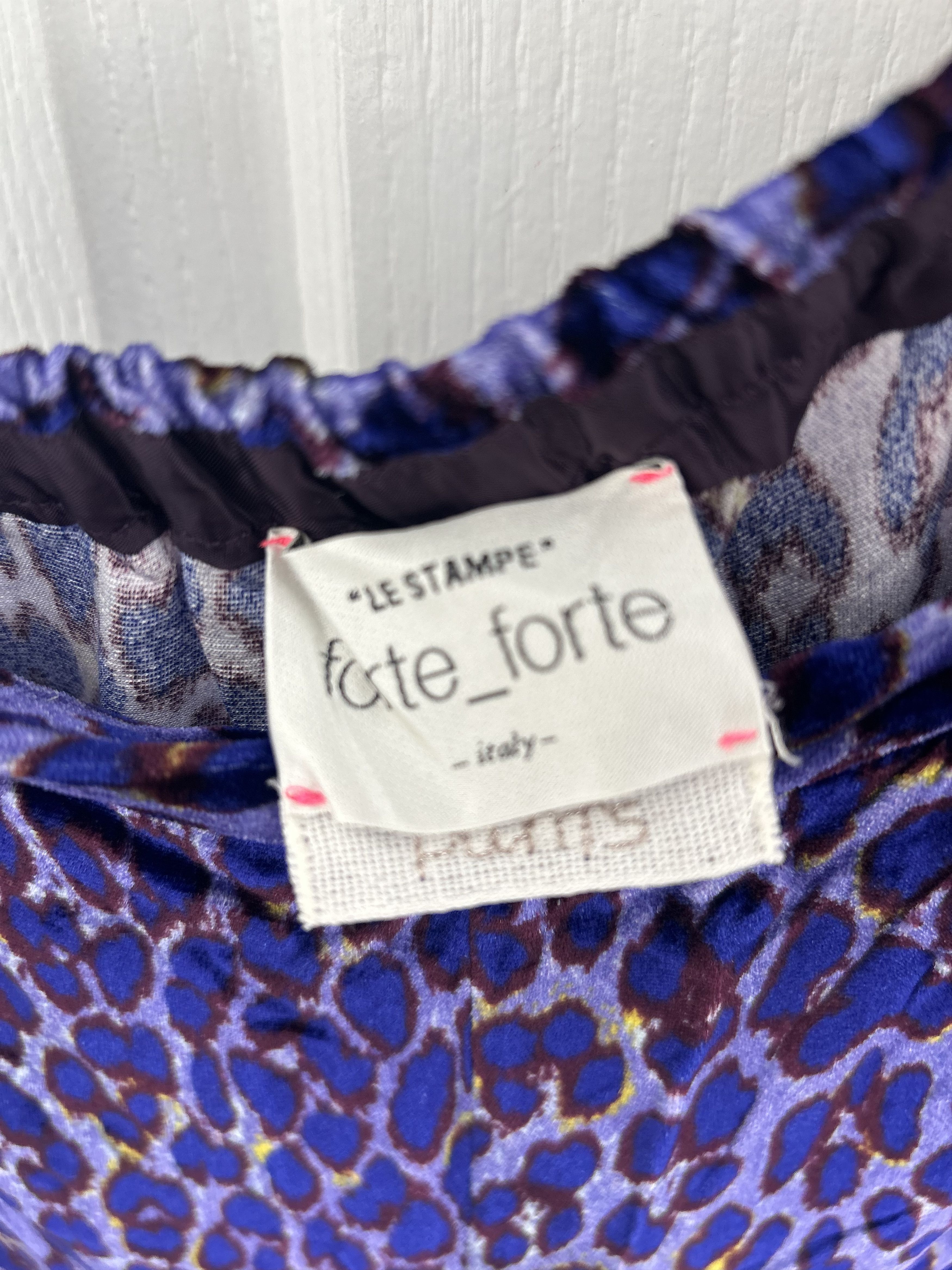 forte_forte Forte Forte animal print velvet wide leg pants Size 28" / US 6 / IT 42 - 4 Thumbnail