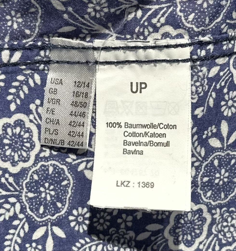 Other Ulla Popken Print Shirt Blouse Long Sleeve Size US 12/14 Size XL / US 12-14 / IT 48-50 - 6 Thumbnail