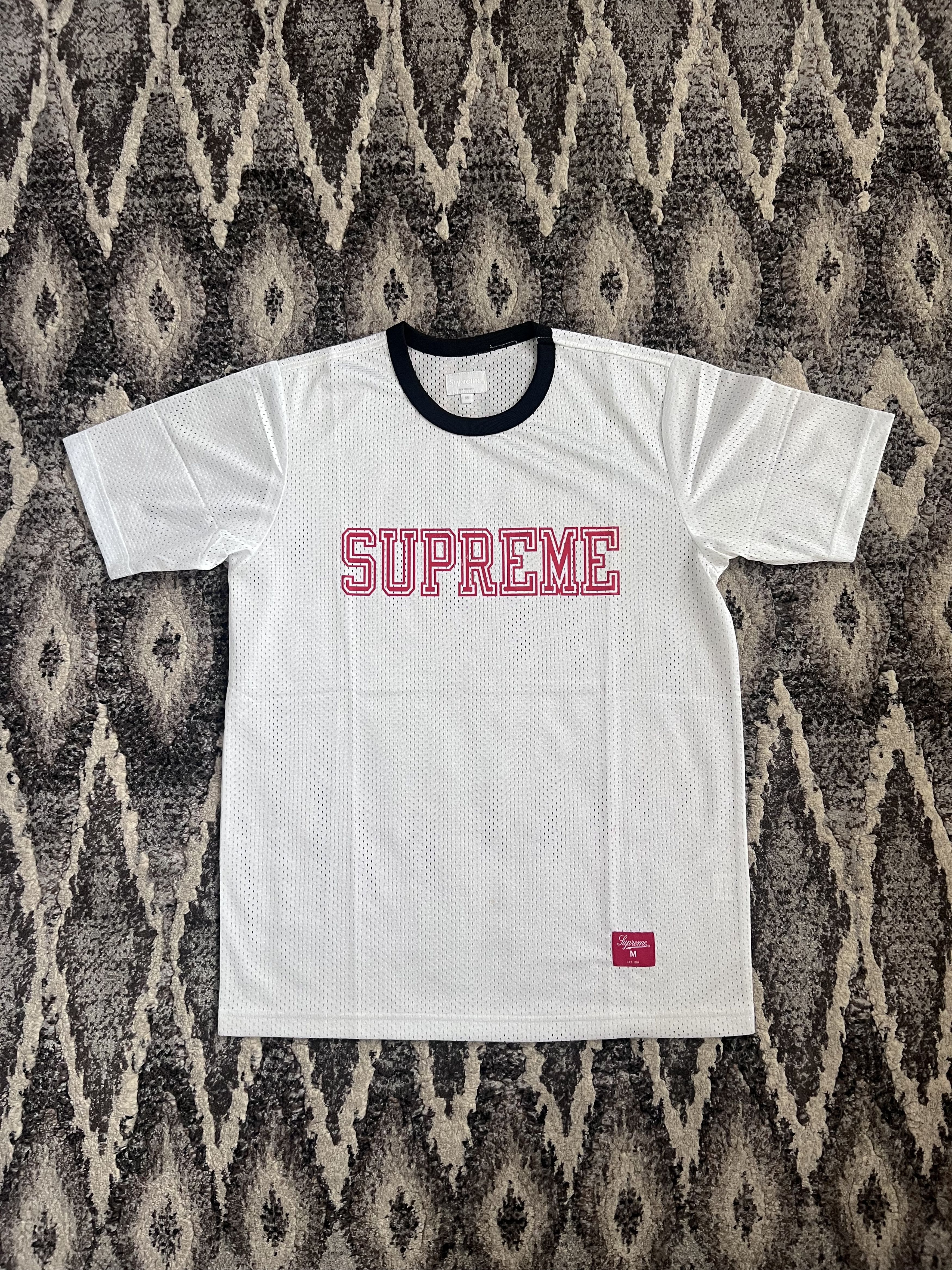 Supreme × Vintage Supreme Mesh Crewneck from S/S13 in White Size US M / EU 48-50 / 2 - 1 Thumbnail