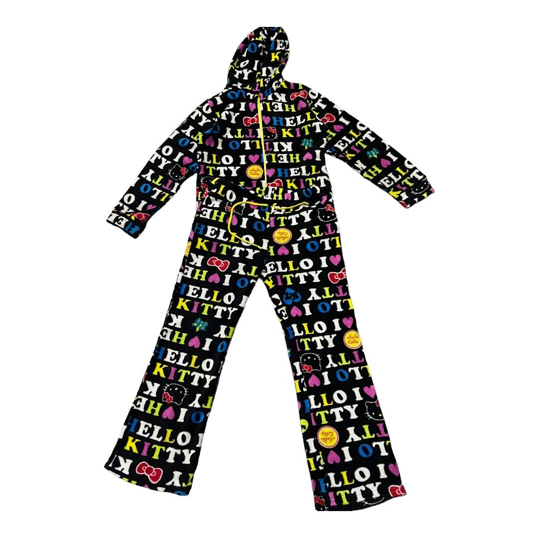 Anime Hello Kitty Fleece Pajamas Overprinted Size US M / EU 48-50 / 2 - 1 Thumbnail