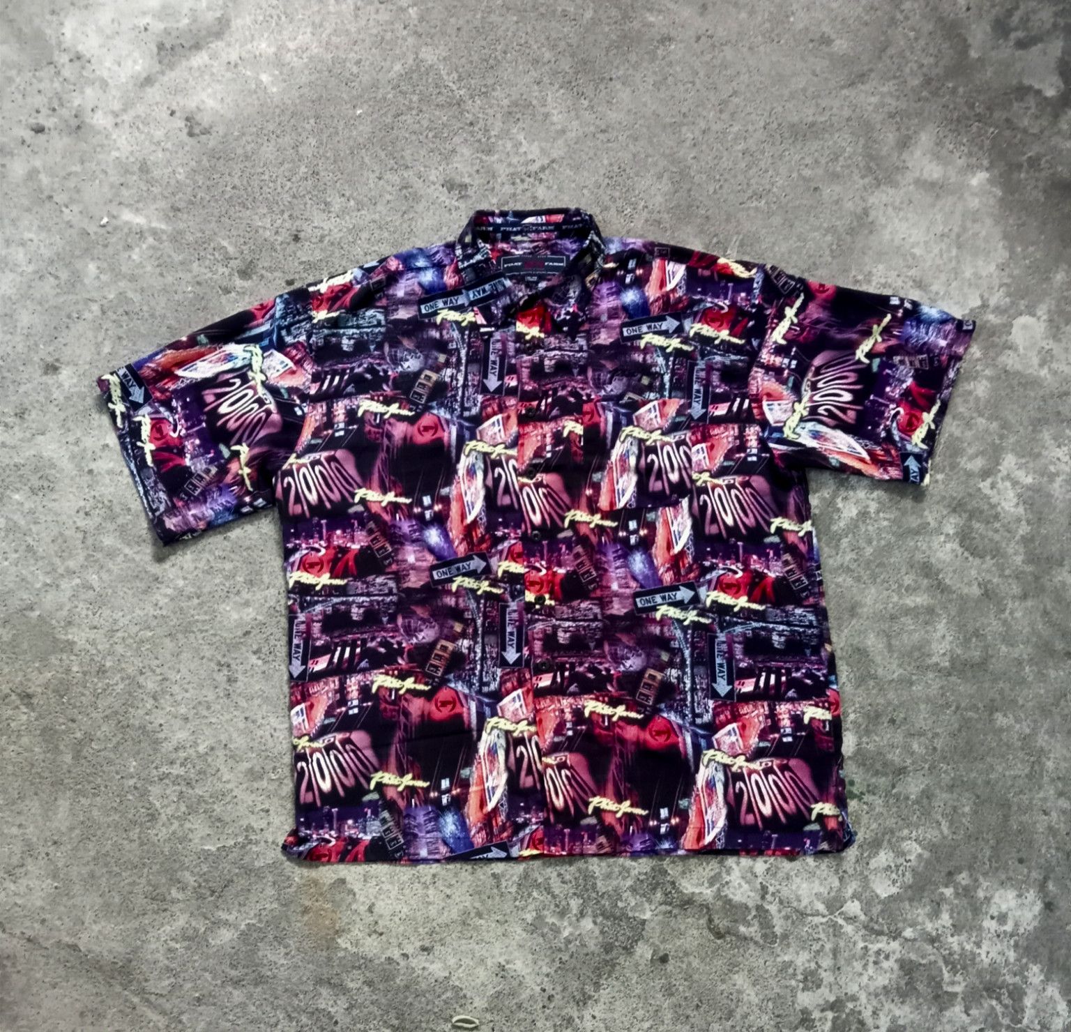 Phat Farm Phatfarm 00's AOP City Graphics Art x y2k x Vintage Size US XXL / EU 58 / 5 - 1 Thumbnail