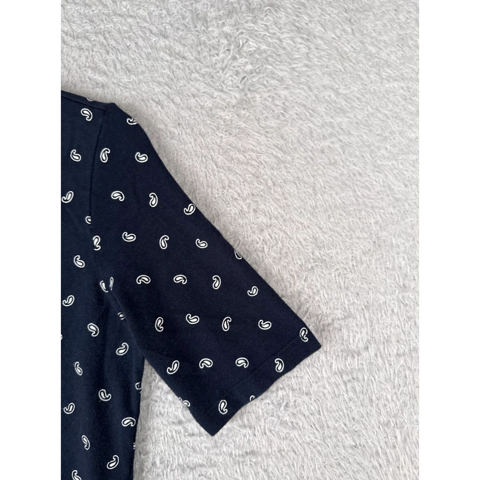 Tommy Hilfiger VINTAGE Tommy Hilfiger Shirt Women XS Blue Round Neck Short Sleeve Cotton Blend Polka Dot Basic 90s Casual Womens XS Blue Theme Outdoor Sports Size XS / US 0-2 / IT 36-38 - 2 Thumbnail