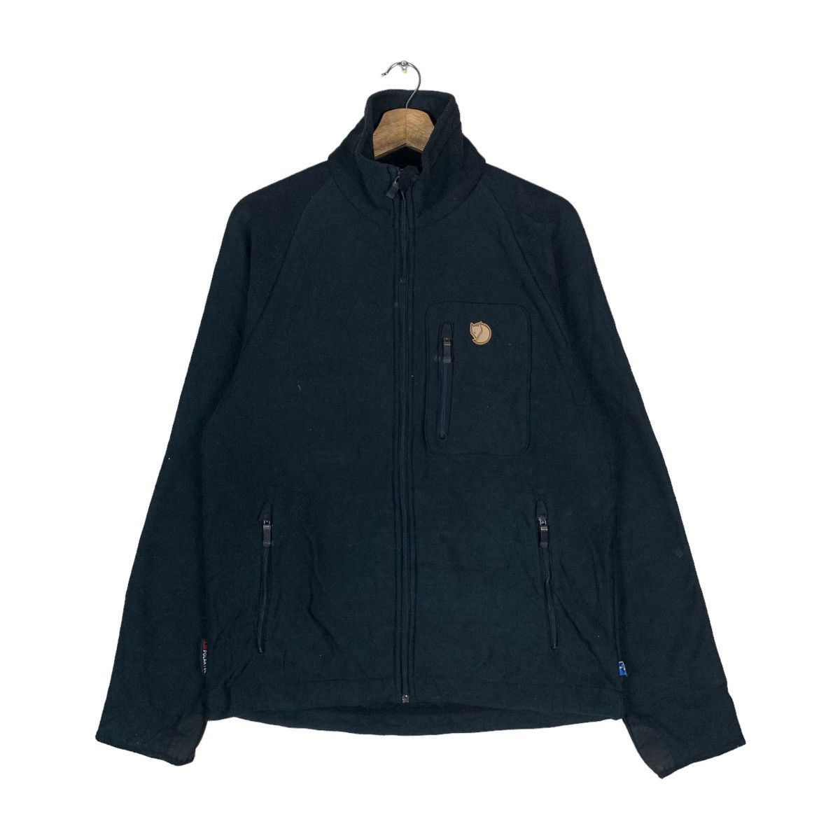 Vintage FJALL RAVEN with Polartec Zipper Sweater Jacket