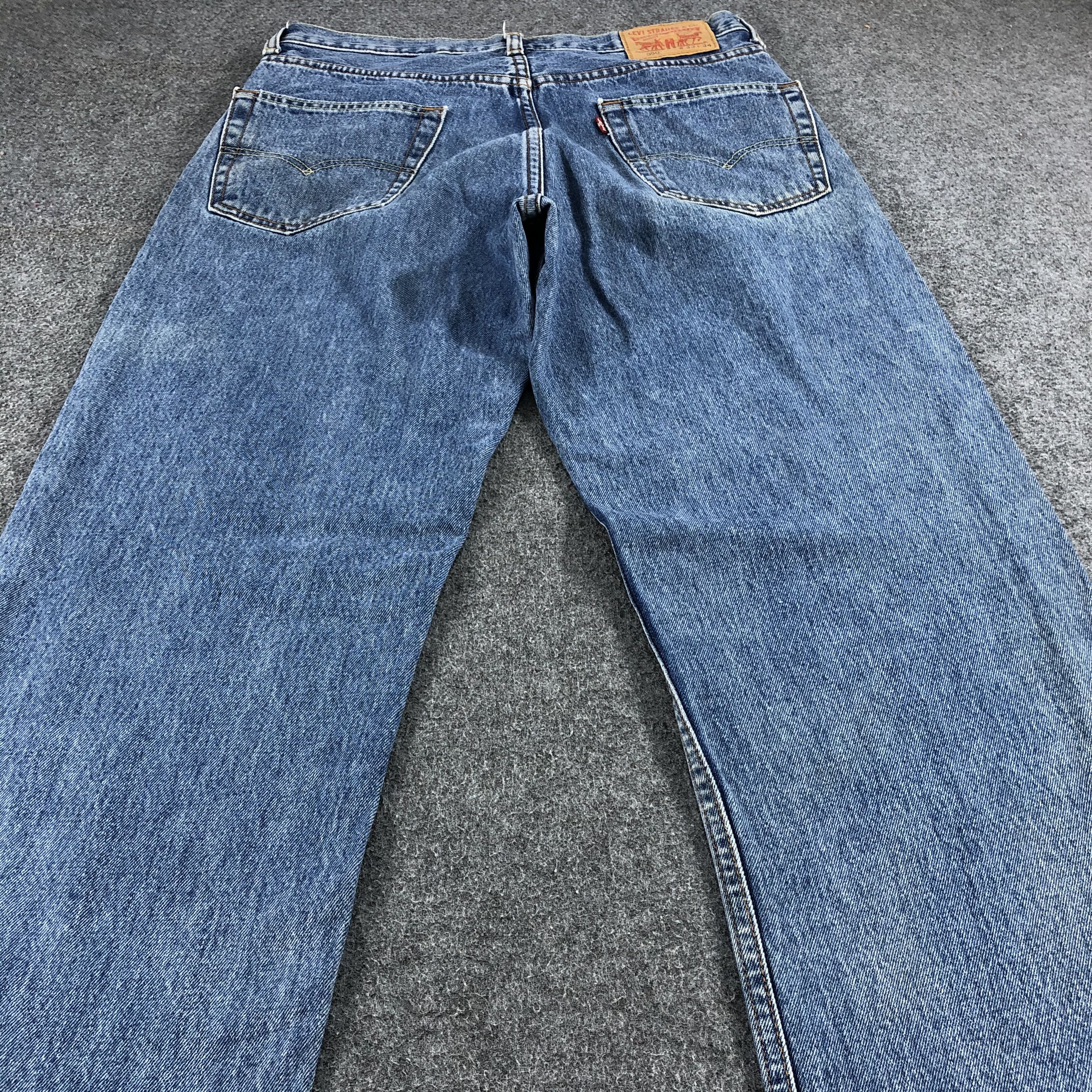 Levi's Vintage Blue Wash Levis 550 Jeans- J1369 Size US 33 - 4 Thumbnail