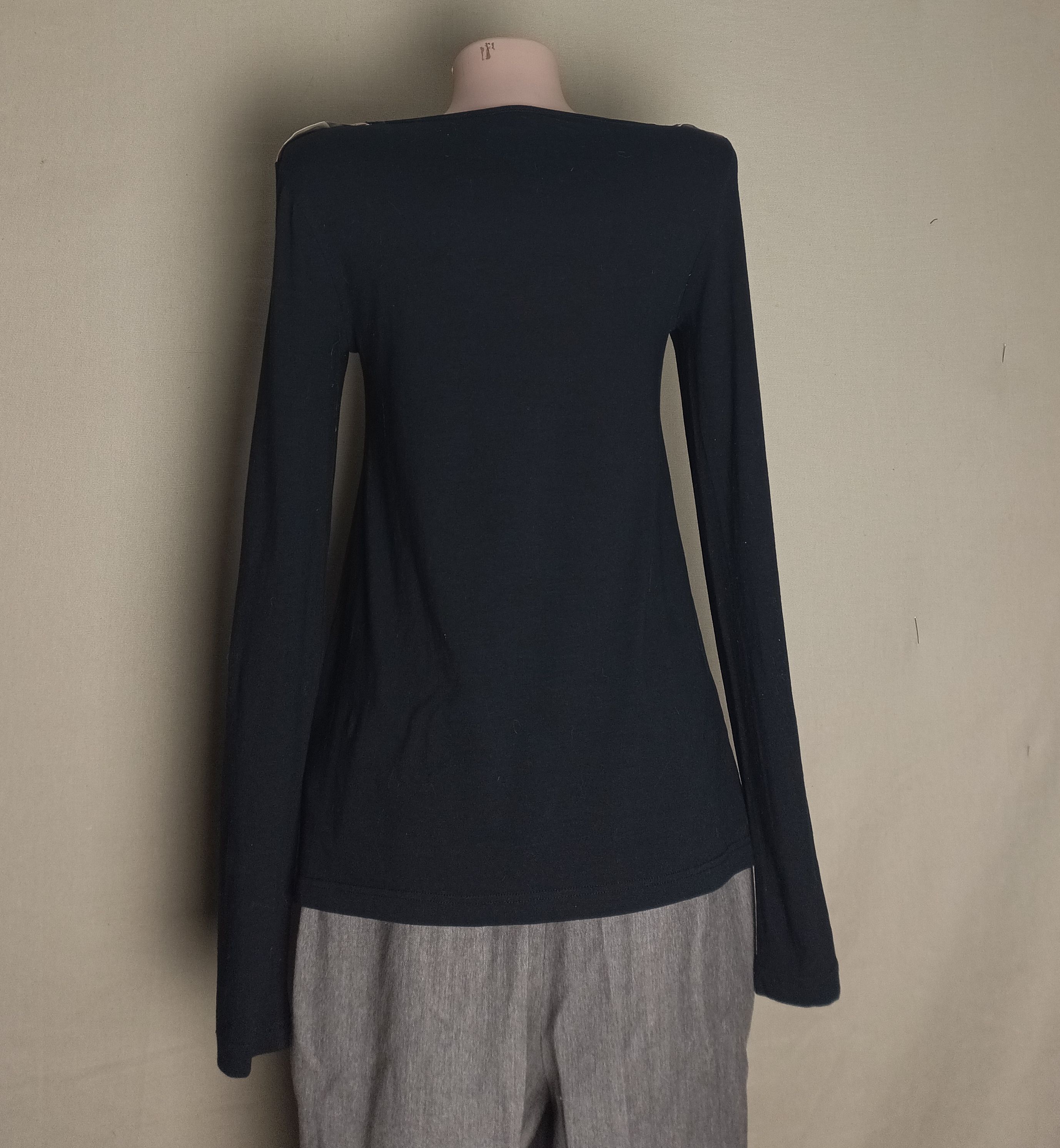 Burberry BURBERRY Brit Cotton Long Sleeve Top Blouse Size XS Size XS / US 0-2 / IT 36-38 - 5 Thumbnail
