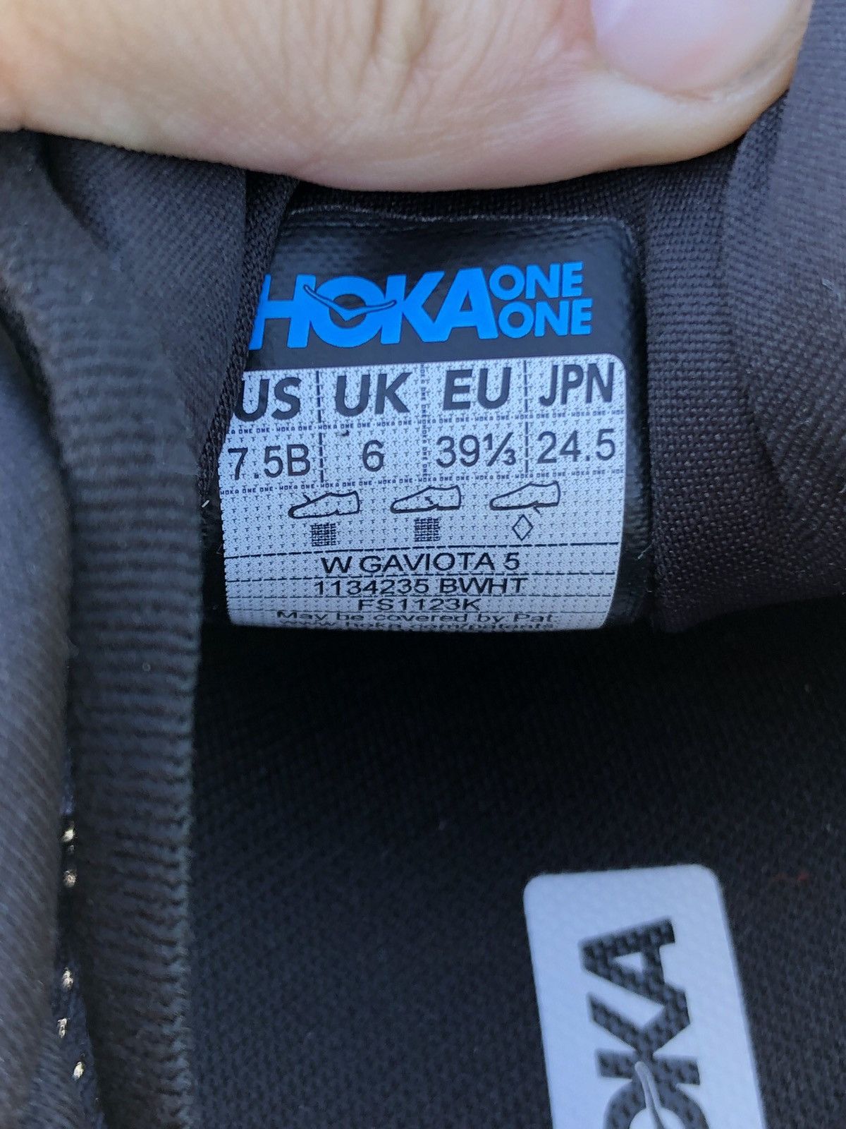 Hoka Hoka Gaviota 5 1134235BWHT Single Shoe Only Size US 7.5 / IT 37.5 - 9 Thumbnail