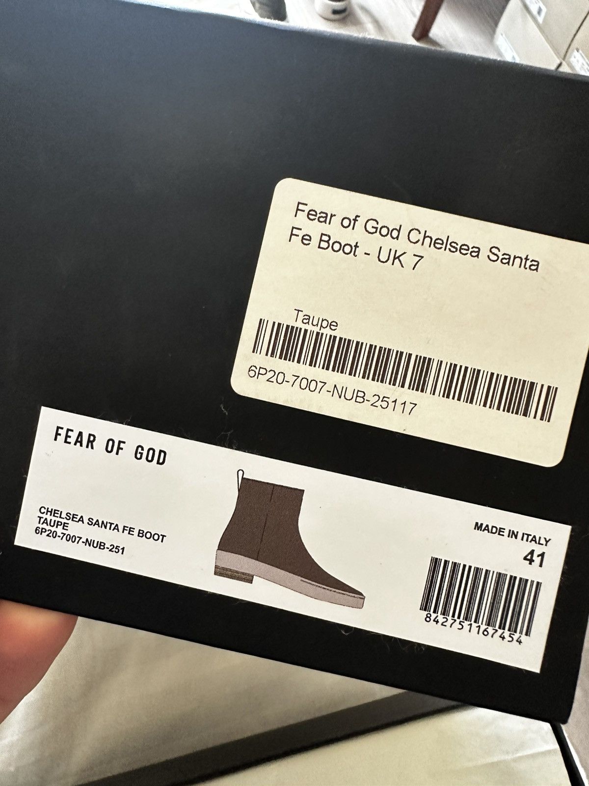 Fear of God 6th collection Chelsea boot Size US 9.5 / EU 42-43 - 2 Thumbnail