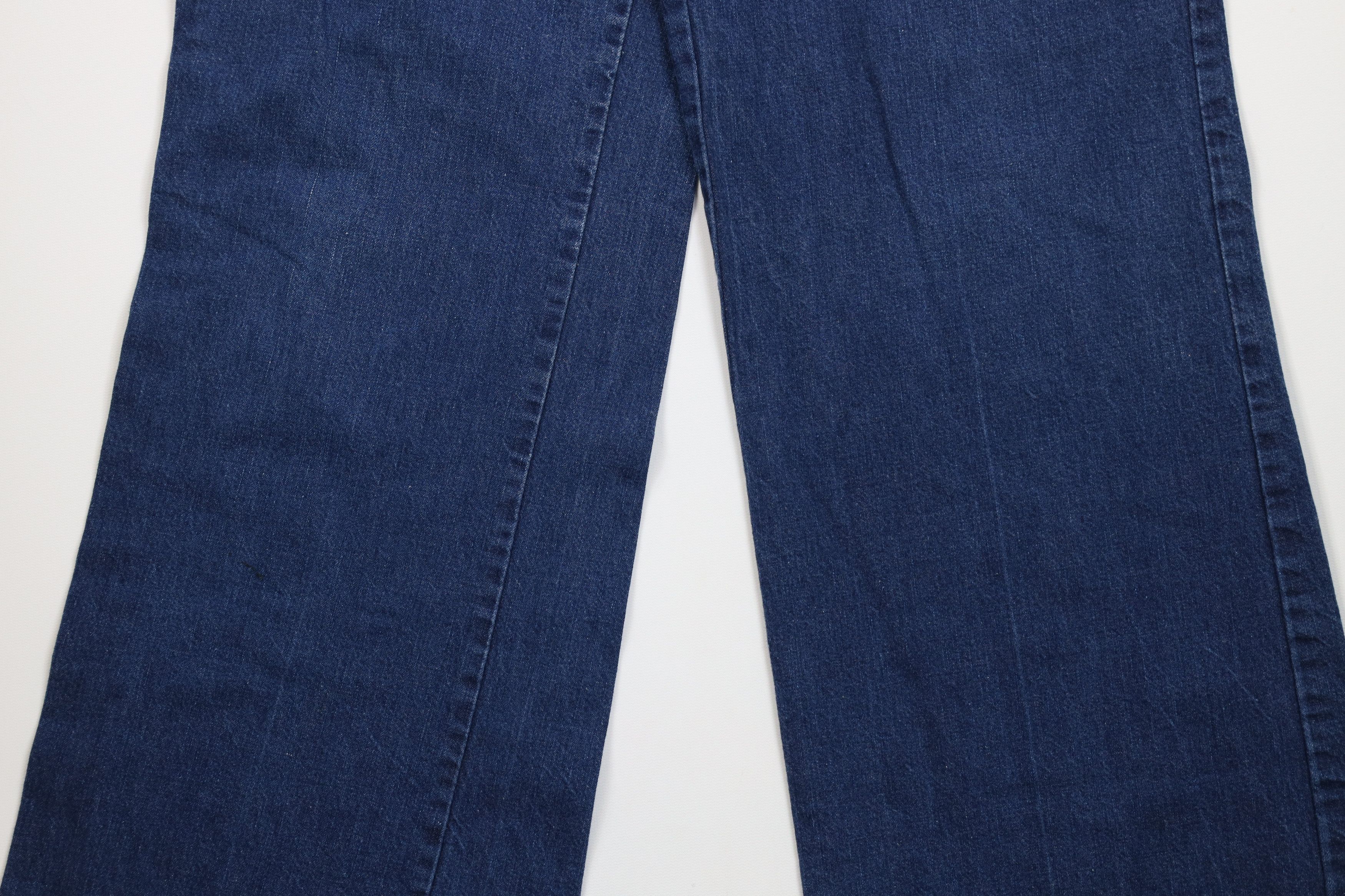 Vintage Vintage 70s Streetwear Utility Wide Leg Bell Bottoms Jeans Size 27" / US 4 / IT 40 - 3 Thumbnail