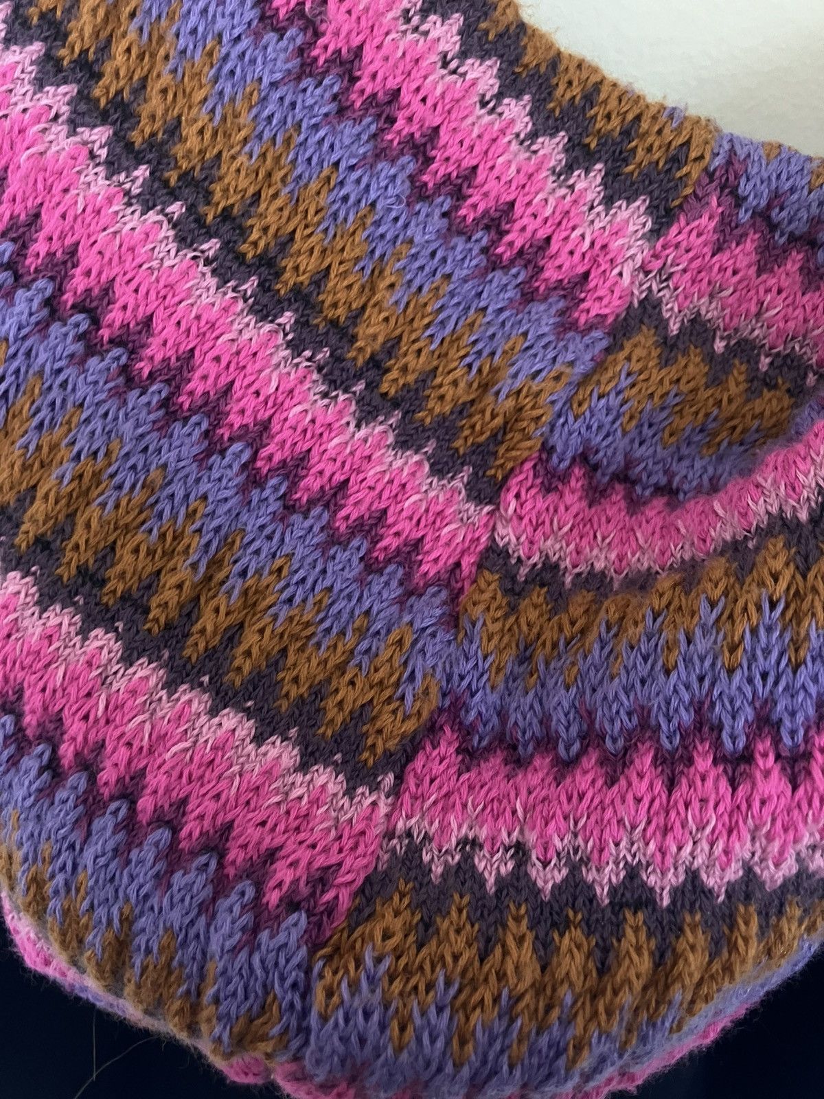 PPFM PPFM Short-Sleeve Knit Hoodie w Pink/Purple Striped Lining Size US M / EU 48-50 / 2 - 8 Thumbnail