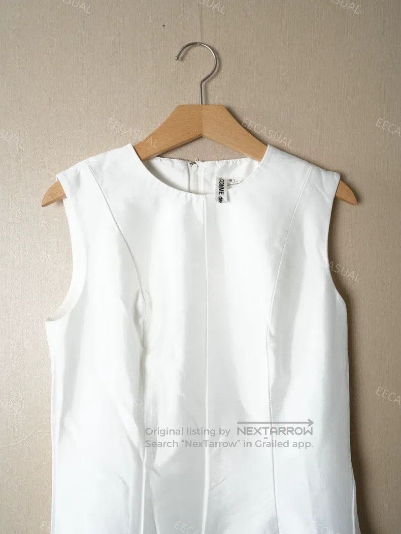 Comme des Garcons Comme Des Garcons White 3D Fish Tail Dress Size S / US 4 / IT 40 - 5 Thumbnail
