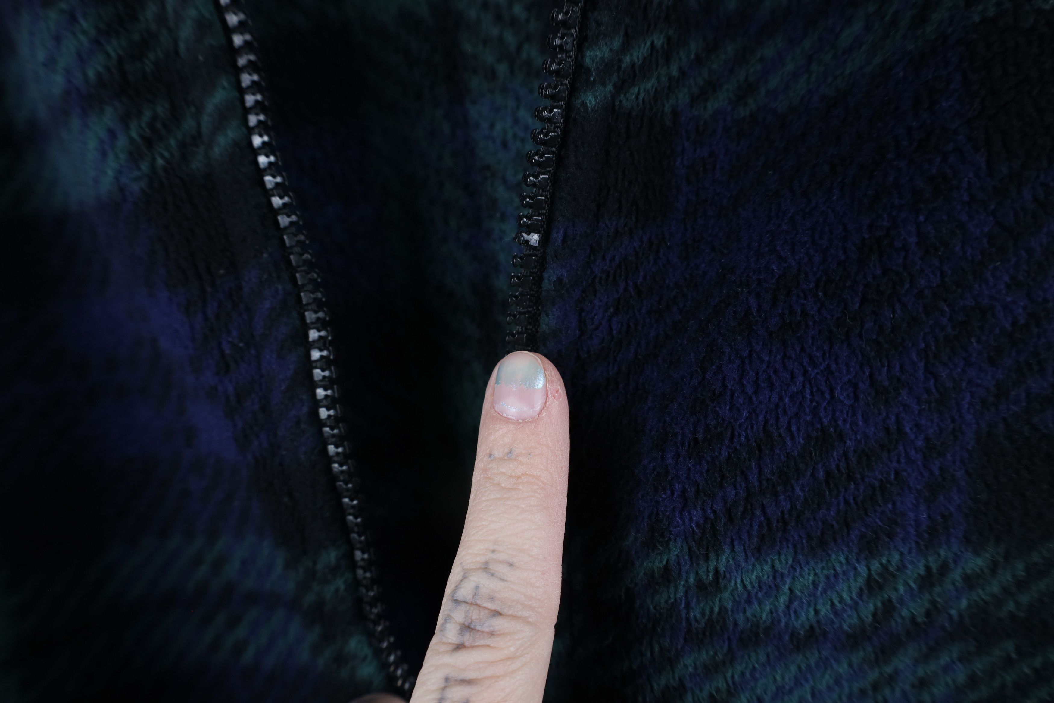 Vintage Vintage 90s Streetwear Checkered Full Zip Fleece Jacket Size US M / EU 48-50 / 2 - 5 Thumbnail