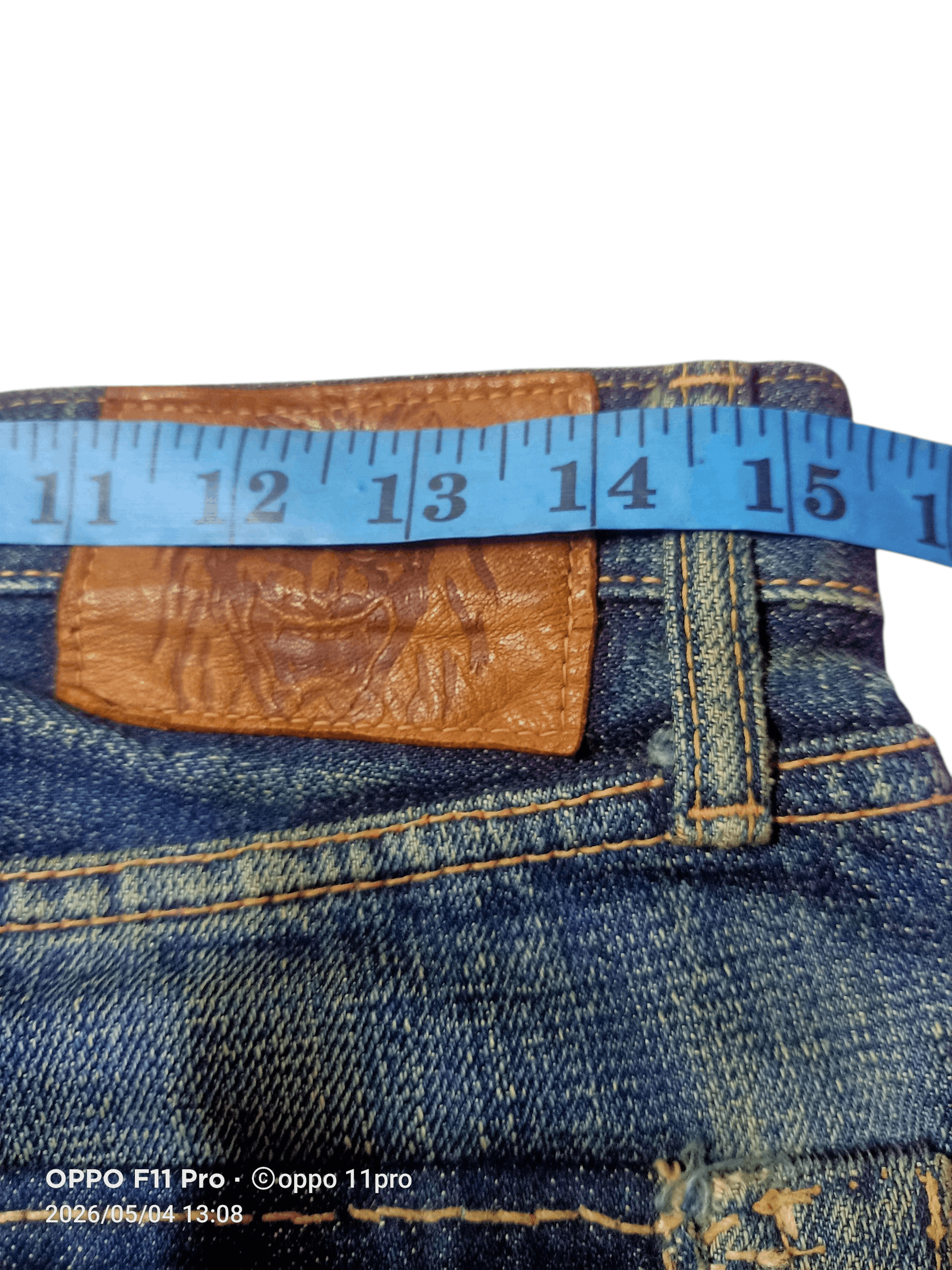 Other 💥Oni Denim 14Oz Pure Indigo Denim Bsu-01 Selvedge 💥 Size US 30 / EU 46 - 4 Thumbnail