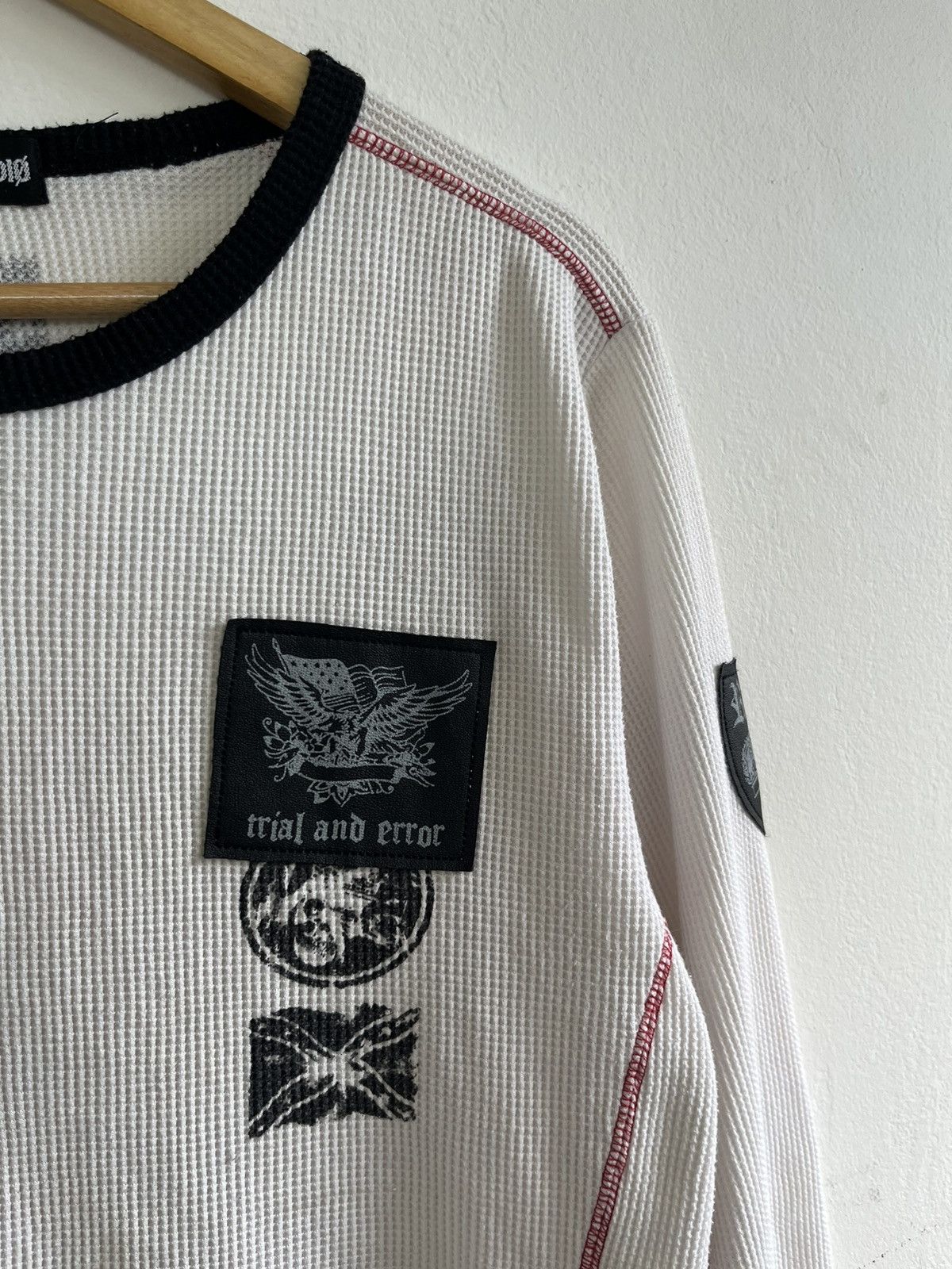 Vintage Vintage Y2K Batsu Studio Skull And Poem Thermal Shirt Size US L / EU 52-54 / 3 - 5 Thumbnail