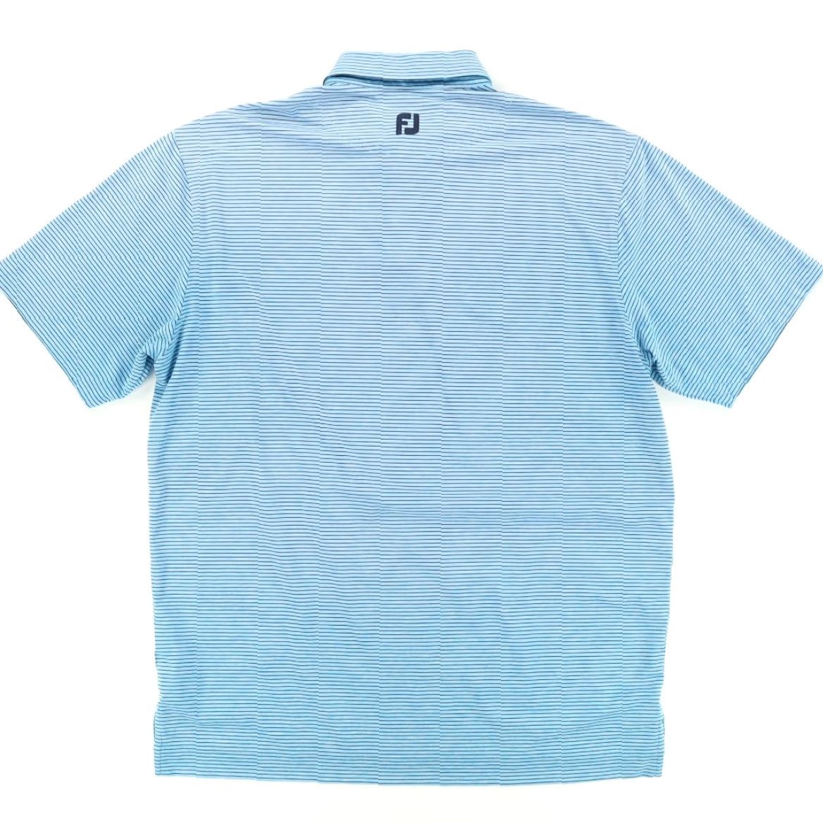 Footjoy Footjoy Polo Shirt Blue Men's XL Striped Heather Short Sleeve Shirt Size US XL / EU 56 / 4 - 4 Thumbnail