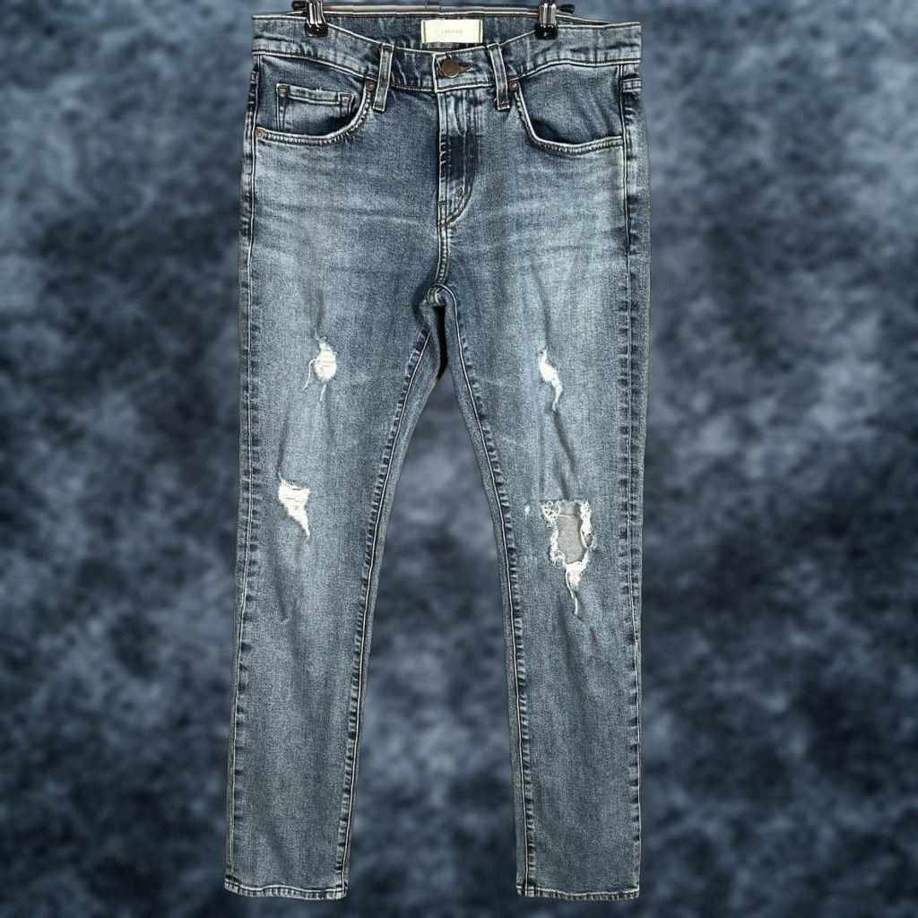 J Brand J Brand Jeans Womens Size 32 Blue Tapered Leg Medium Wash Denim Womens Size 24" / US 00 / IT 34 - 1 Thumbnail