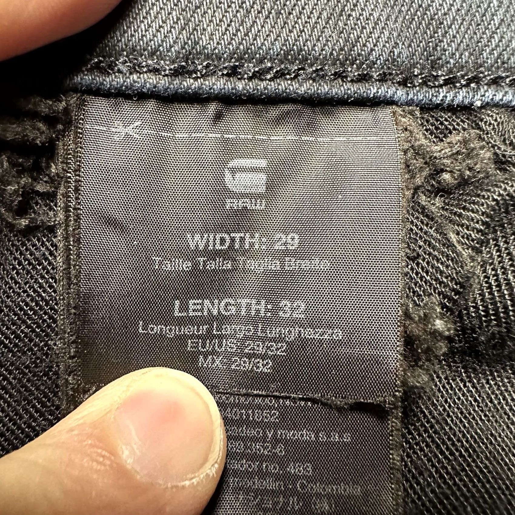 G-Star G Star Raw Jeans Mens 29x32 (28x29.5) Blue Revend Super Slim Skinny Fit Denim Size US 29 - 6 Thumbnail