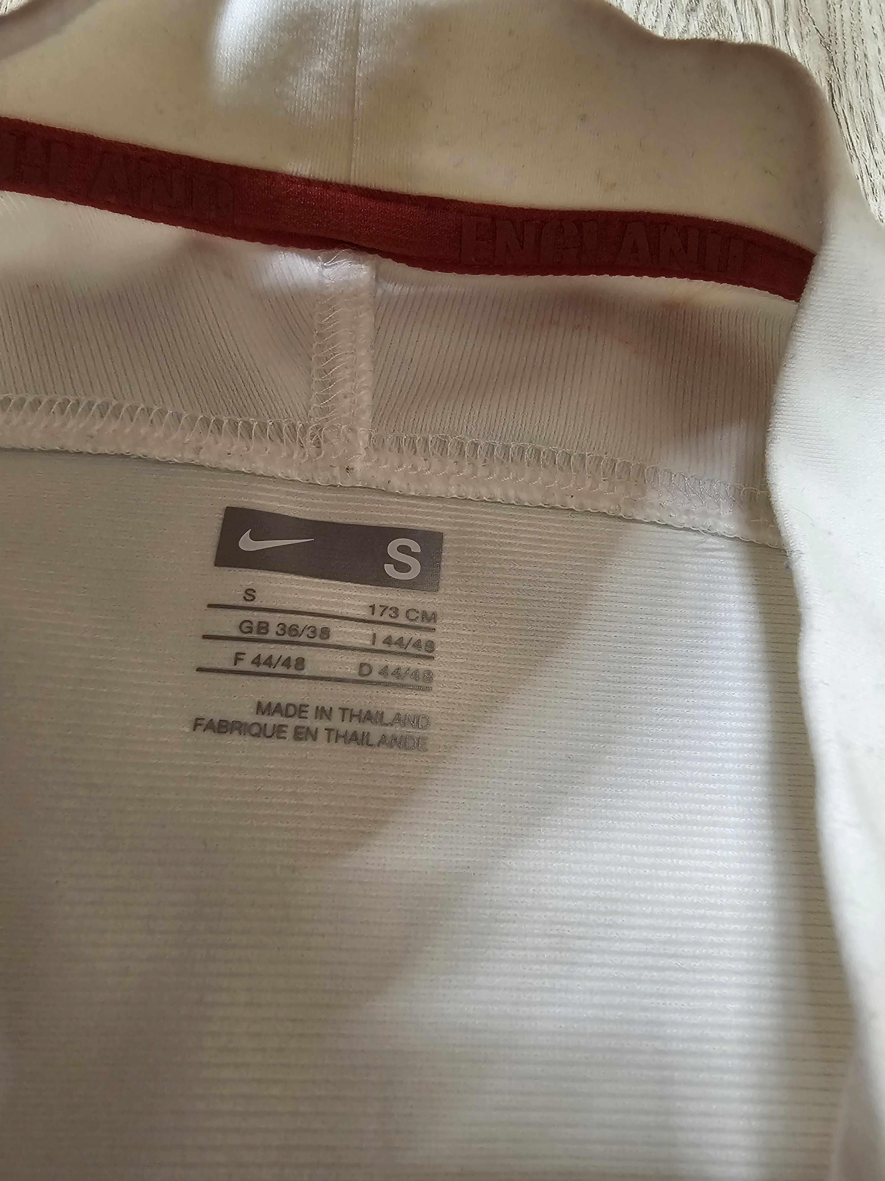 Nike ENGLAND 2008 RUGBY UNION JERSEY HOME SHIRT RUGBY JERSEY Size US S / EU 44-46 / 1 - 7 Thumbnail