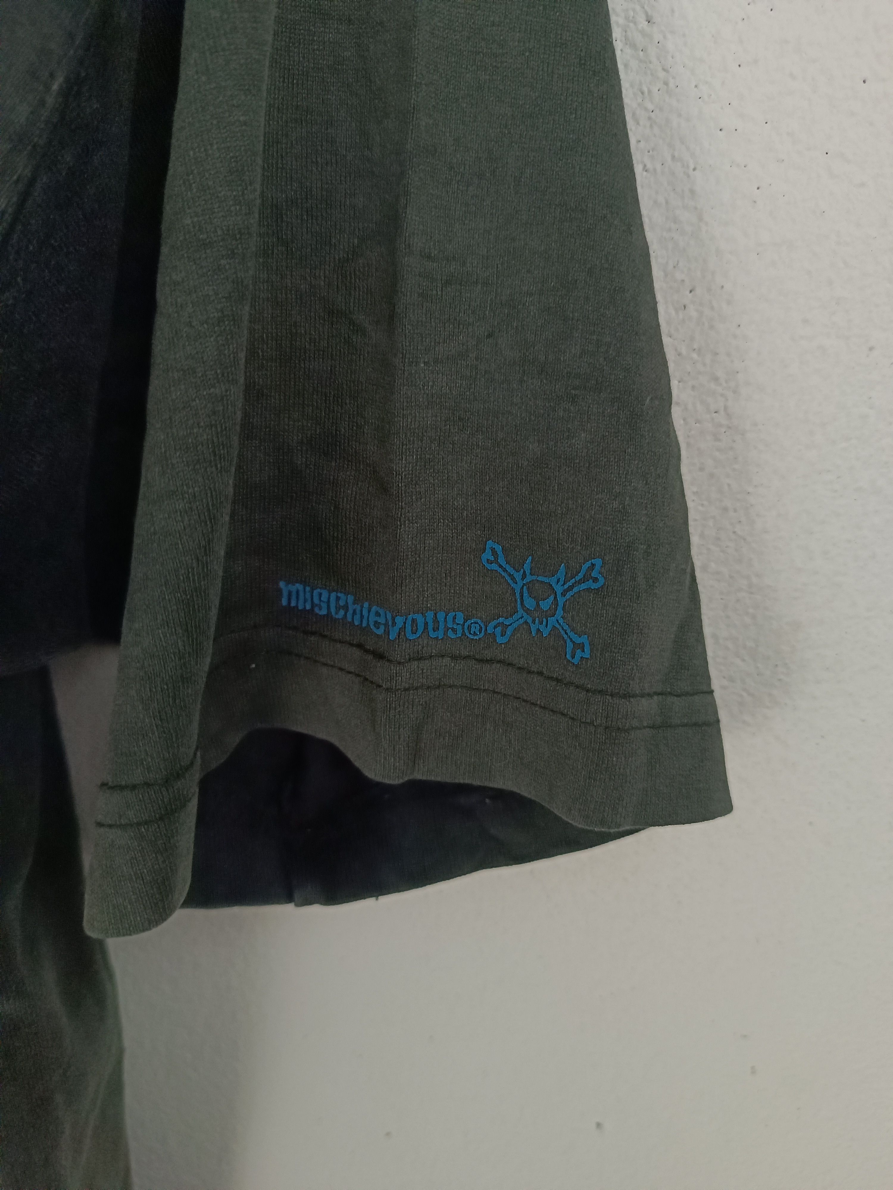 Japanese Brand THRASHED FADED VINTAGE Y2K MISCHIEVOUS TEE VERY RARE Size US L / EU 52-54 / 3 - 12 Thumbnail