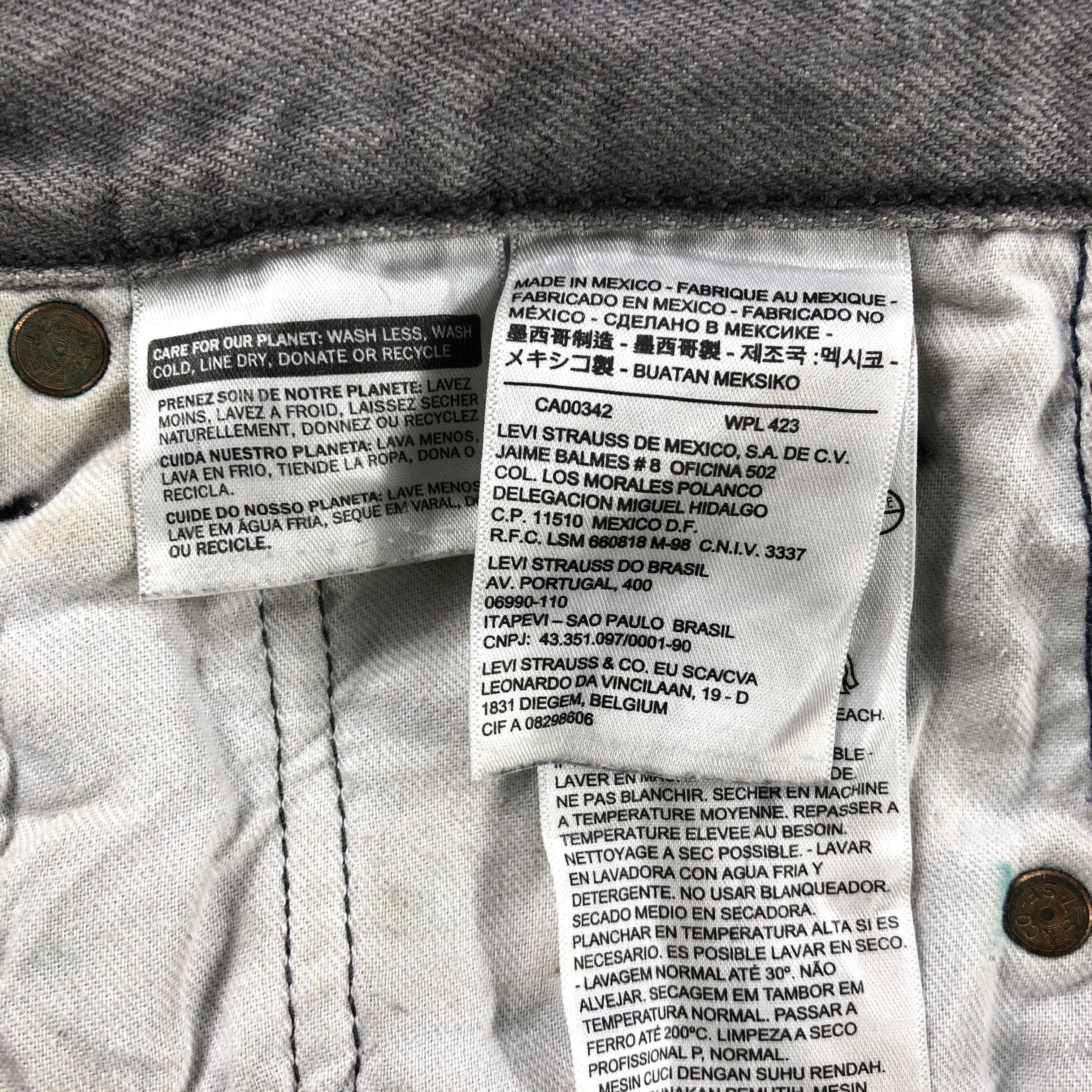 Levi's Vintage Levis 501 Ash Gray Jeans-JM3013 Size US 30 / EU 46 - 12 Thumbnail