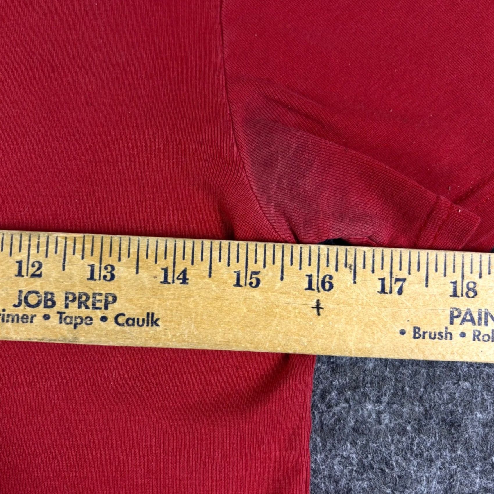 Vintage Polo Jeans Co Ralph Lauren Red Embroidered Logo T-Shirt Small Star Graphic Tee Women Short Sleeve Crew Neck Jersey Cotton Casual Logo Stars 2010s Size S / US 4 / IT 40 - 3 Thumbnail