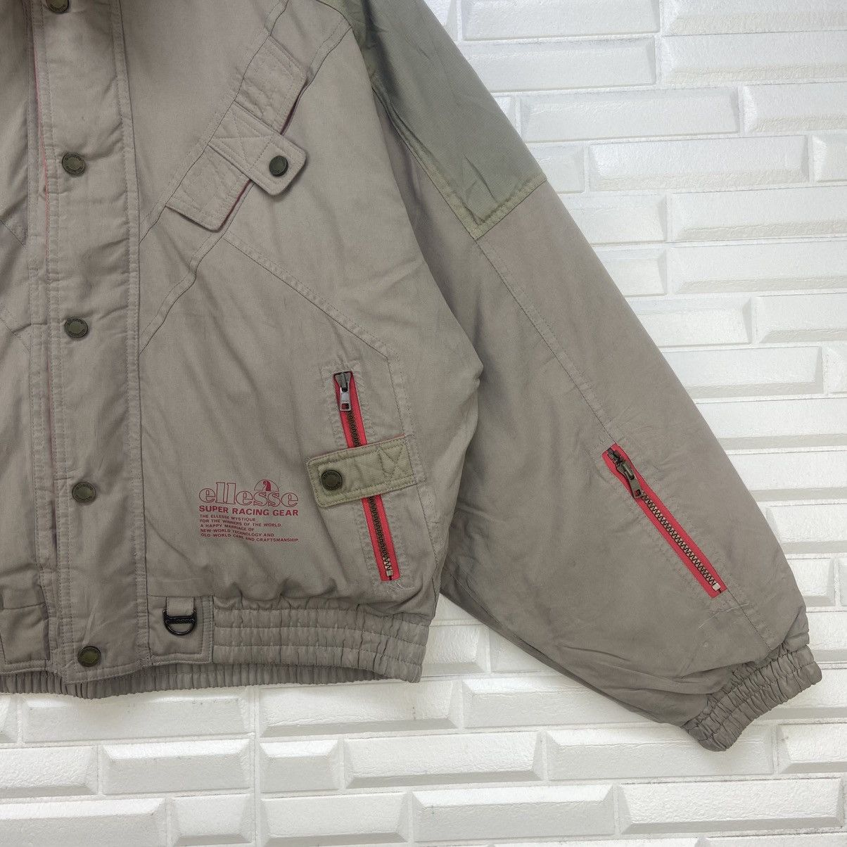 Ellesse Vintage Elesse Super Racing Gear Perugia-Italy Motorsport Size US L / EU 52-54 / 3 - 5 Thumbnail