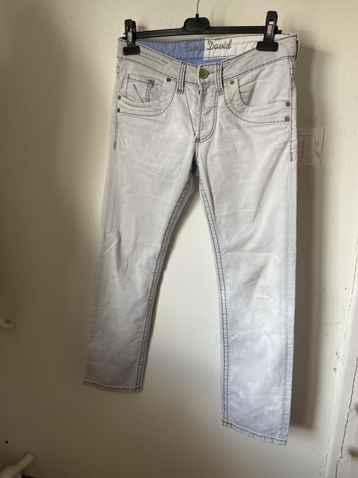 Camp David × Vintage Camp David Mens Jeans Grey Size W32L30 Sk2431 Size US 32 / EU 48 - 1 Thumbnail