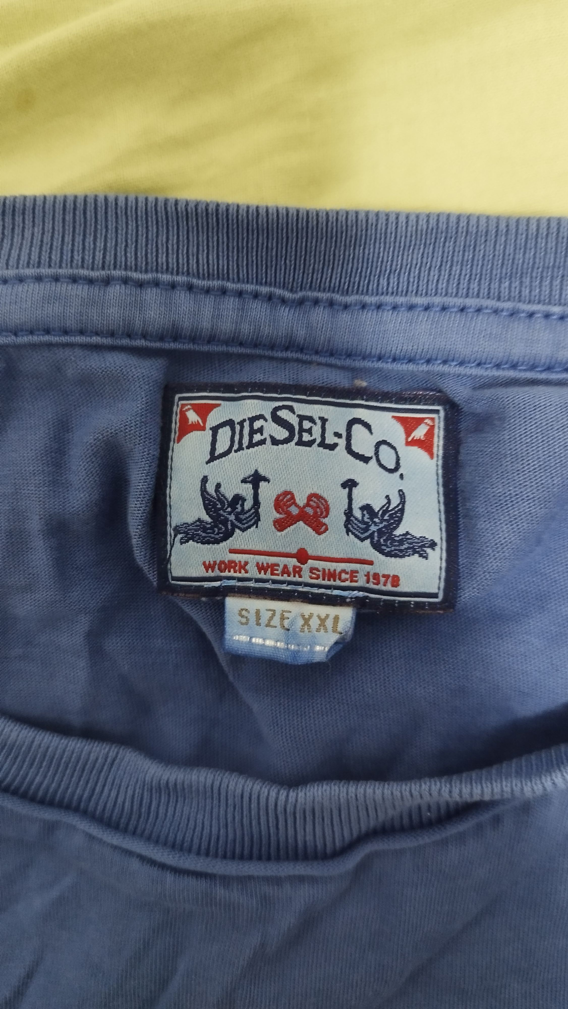Diesel Diesel logo men's t sirt Size US XXL / EU 58 / 5 - 5 Thumbnail