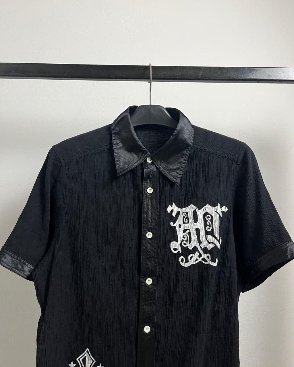 Seditionaries 2000s Algonquins Skull-Cross Vampire Pleated Shirt Size US M / EU 48-50 / 2 - 5 Thumbnail
