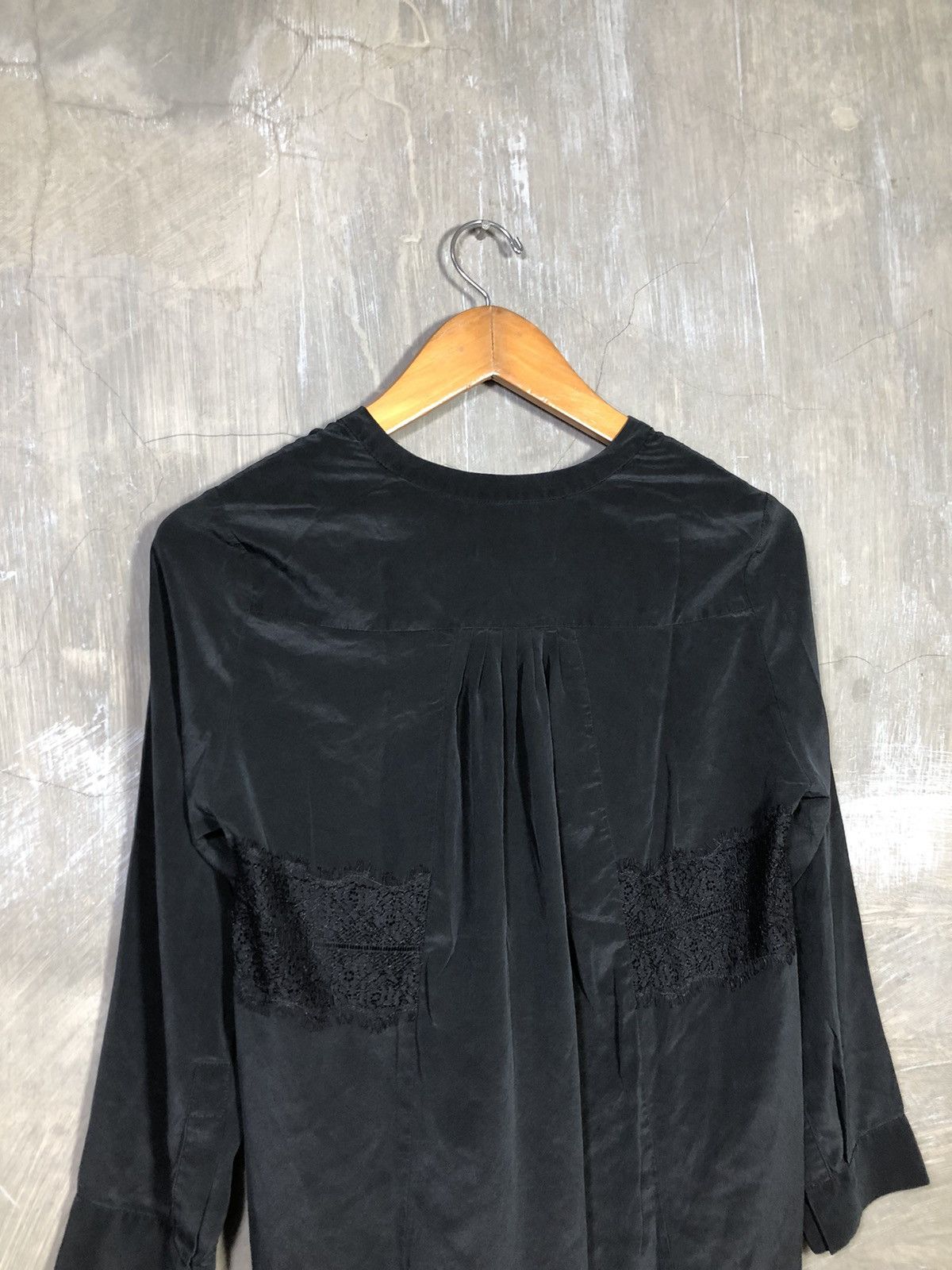 Designer × Sandro × Vintage Sandro Tops Blouse With Mesh Size XS / US 0-2 / IT 36-38 - 6 Thumbnail