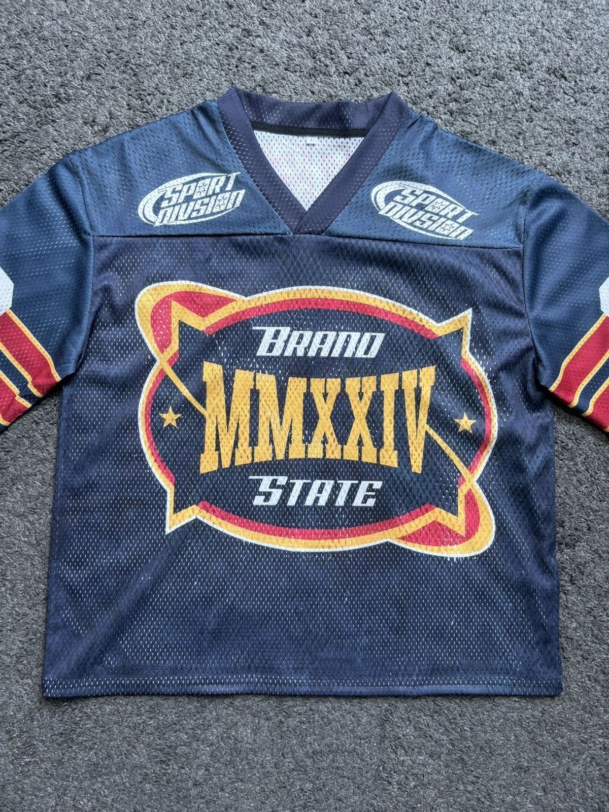 Japanese Brand Vintage style rare brandstate marine blue football jersey Size US L / EU 52-54 / 3 - 4 Thumbnail