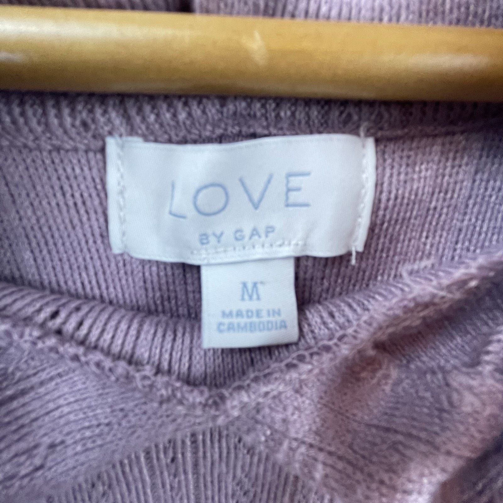 Gap Love By Gap Hoodie Womens M Light Purple Soft Cozy Stretch Size M / US 6-8 / IT 42-44 - 4 Thumbnail