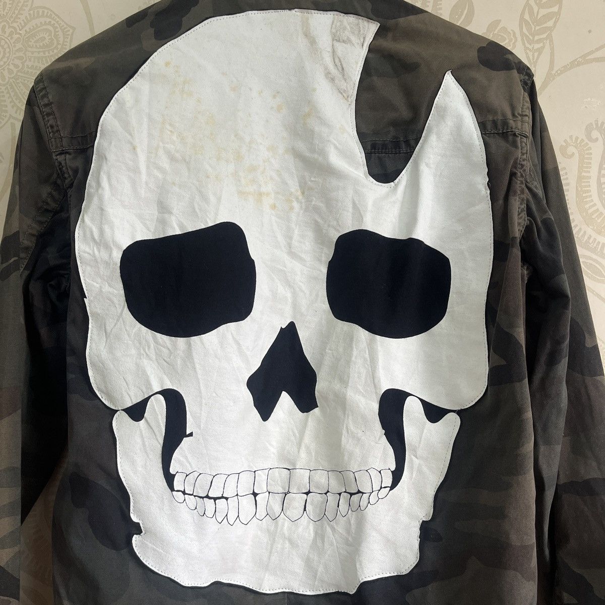 Hysteric Glamour × Seditionaries Vintage Wacko Maria Dovetail Skull Camouflage Jacket Size US M / EU 48-50 / 2 - 12 Thumbnail