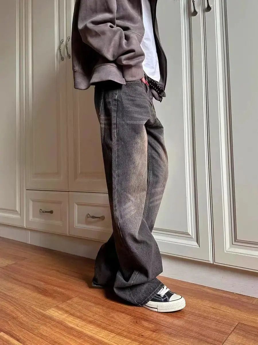 Japanese Brand Vintage washed street Y2K baggy micro flare jeans Size US 32 / EU 48 - 5 Thumbnail