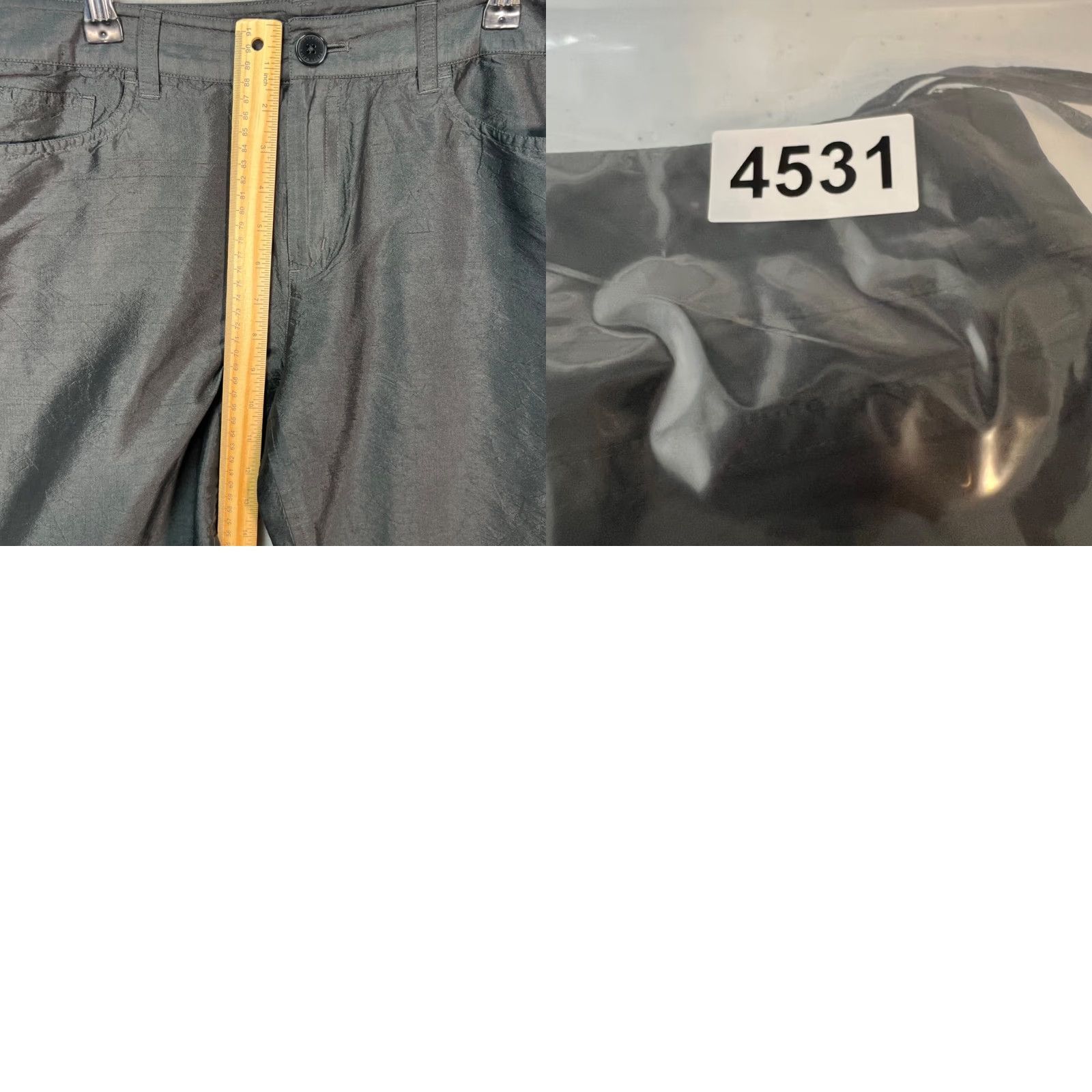 Ralph Lauren Lauren Ralph Lauren Black Silk Straight Leg Pants Womens Size 6 Size 28" / US 6 / IT 42 - 8 Thumbnail