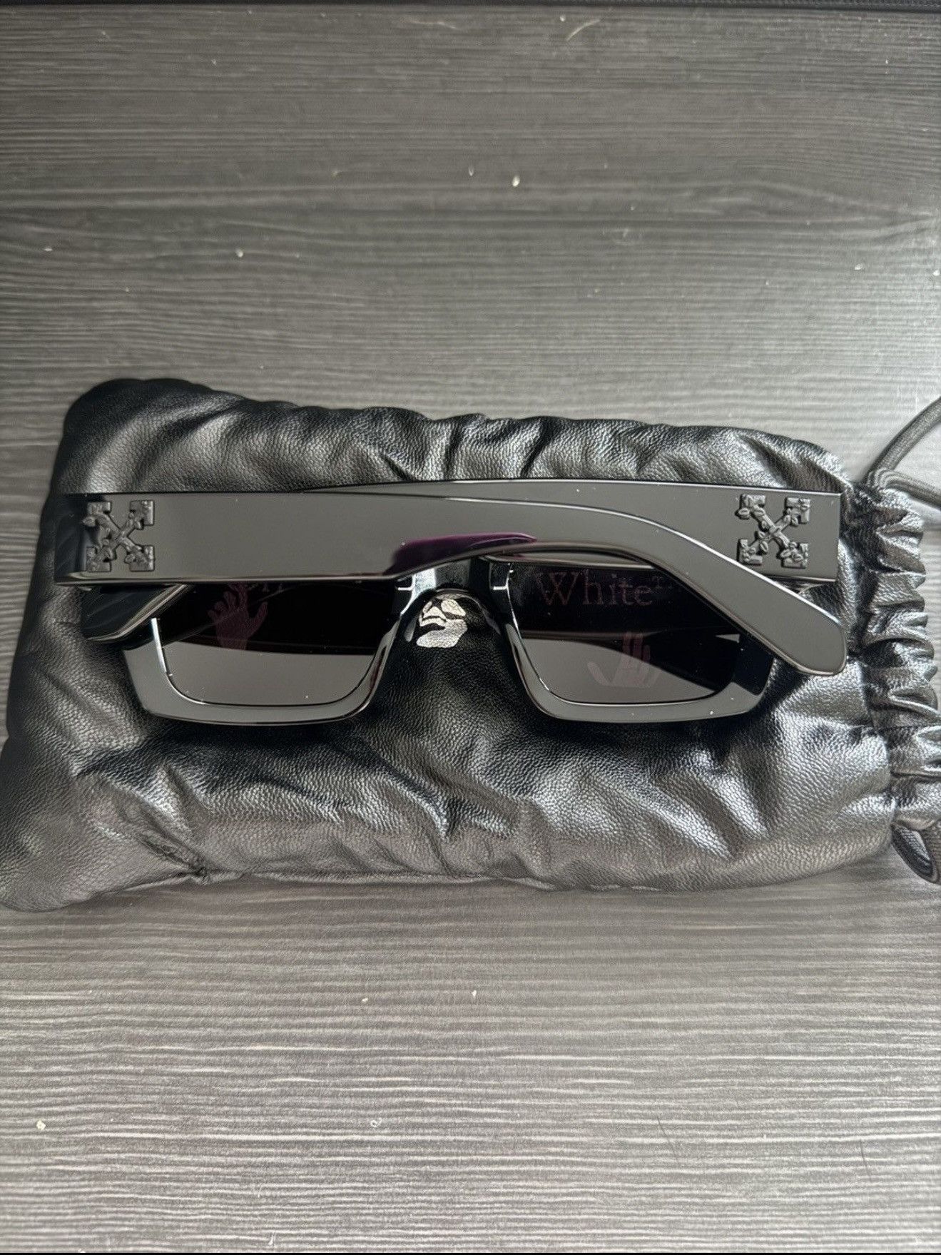 Off-White OFF-White Virgil Rectangle Frame Sunglasses Size ONE SIZE - 2 Thumbnail