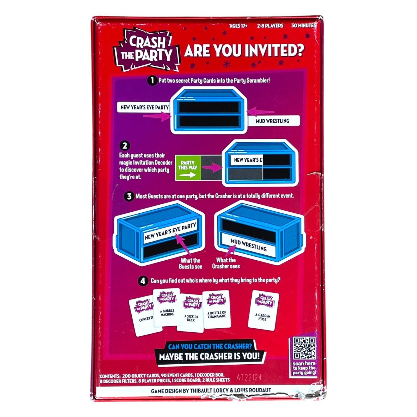 The Unbranded Brand Crash The Party Board Game NEW Complete 2-8 Players Size ONE SIZE - 2 Thumbnail