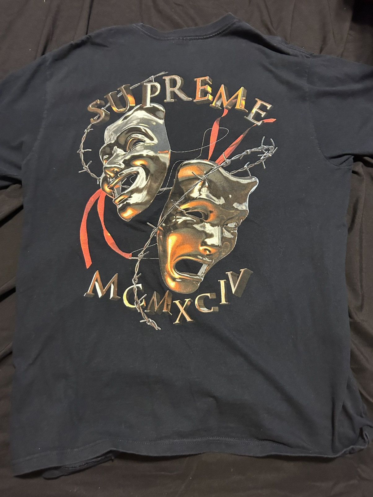 Supreme Supreme Masquerade Roman Numeral T-Shirt Size US L / EU 52-54 / 3 - 2 Thumbnail