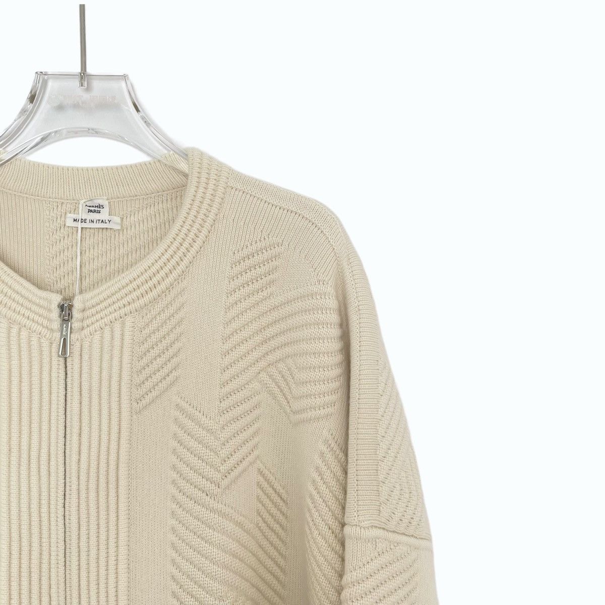 Hermes Hermes Jacquard Wool Long Sleeve Zipper Coat K26WX Size S / US 4 / IT 40 - 3 Thumbnail