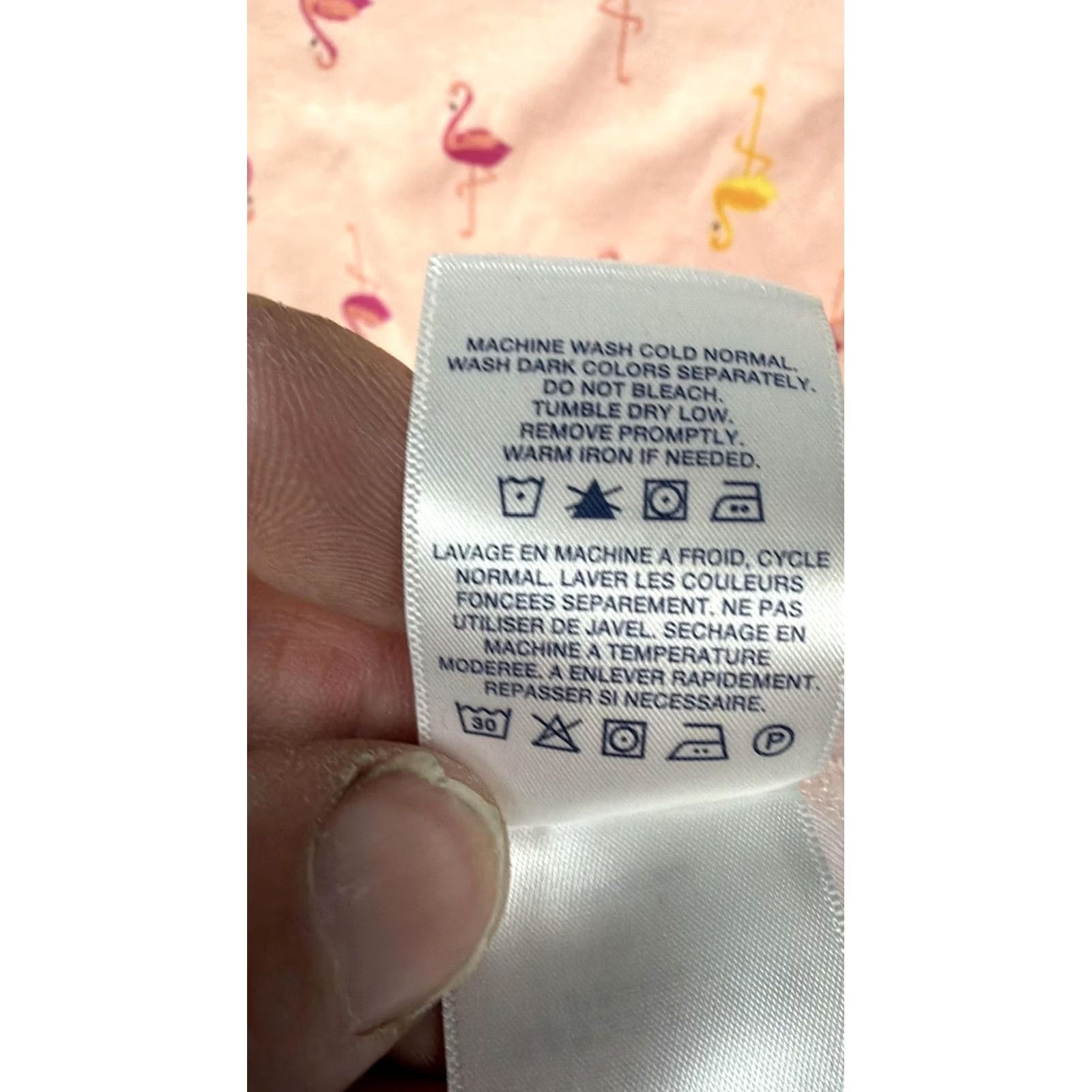 Lands' End Lands' End Tank Top XL Flamingo Print Peach Pink Yellow Beach Summer Casual Womens Sleeveless Scoop Neck Jersey Cotton Size XL / US 12-14 / IT 48-50 - 6 Thumbnail