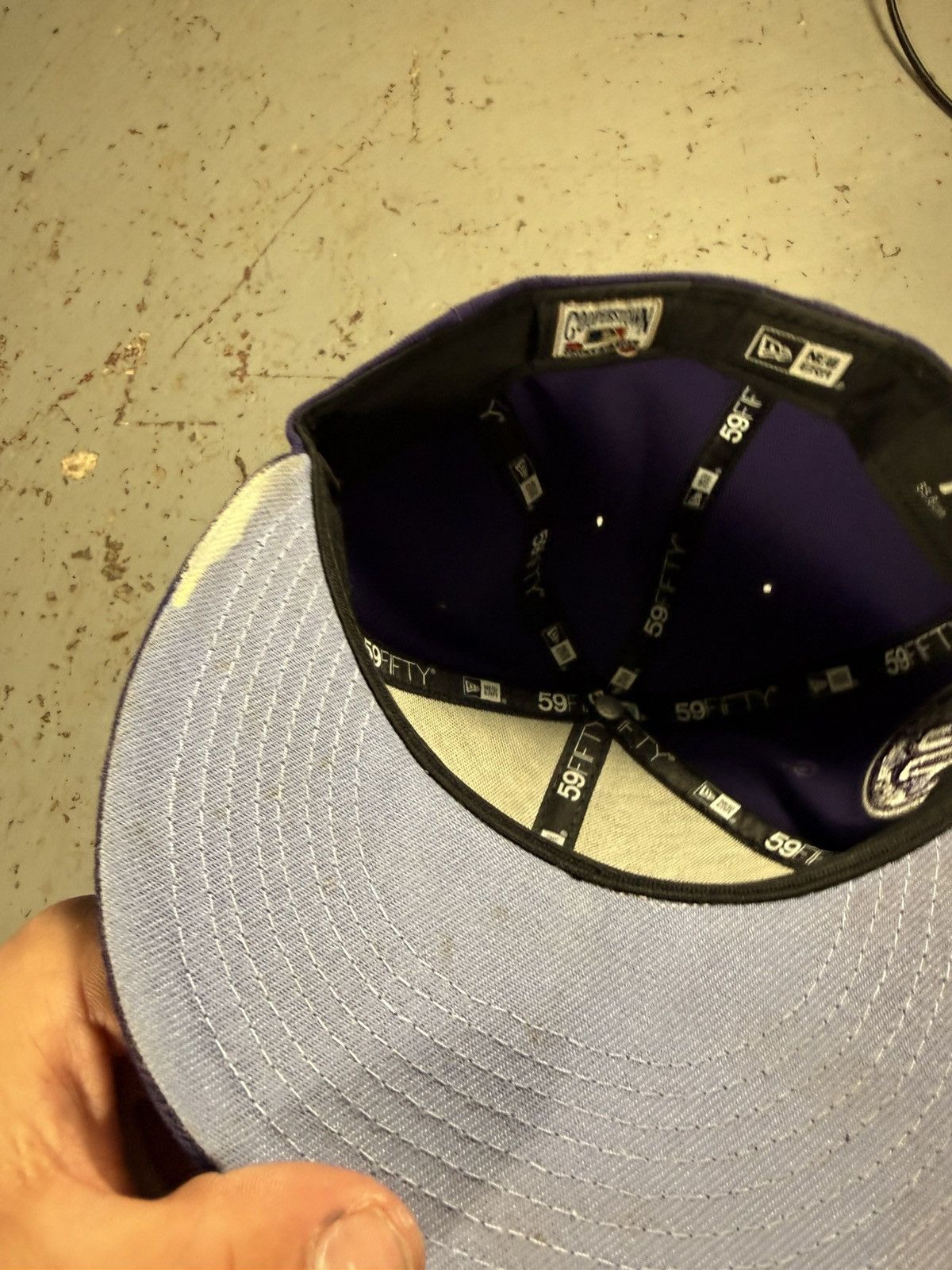 New Era Retro Purple Toronto Blue Jays Fitted Hat Size ONE SIZE - 9 Thumbnail