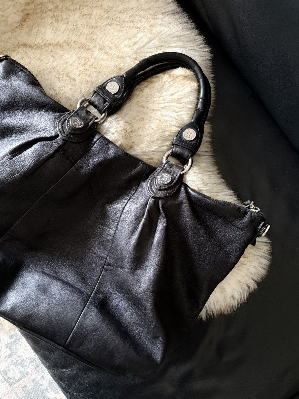 George Gina & Lucy George Gina &Lucy GGL Large Tote Leather Bag Y2K Size ONE SIZE - 8 Thumbnail